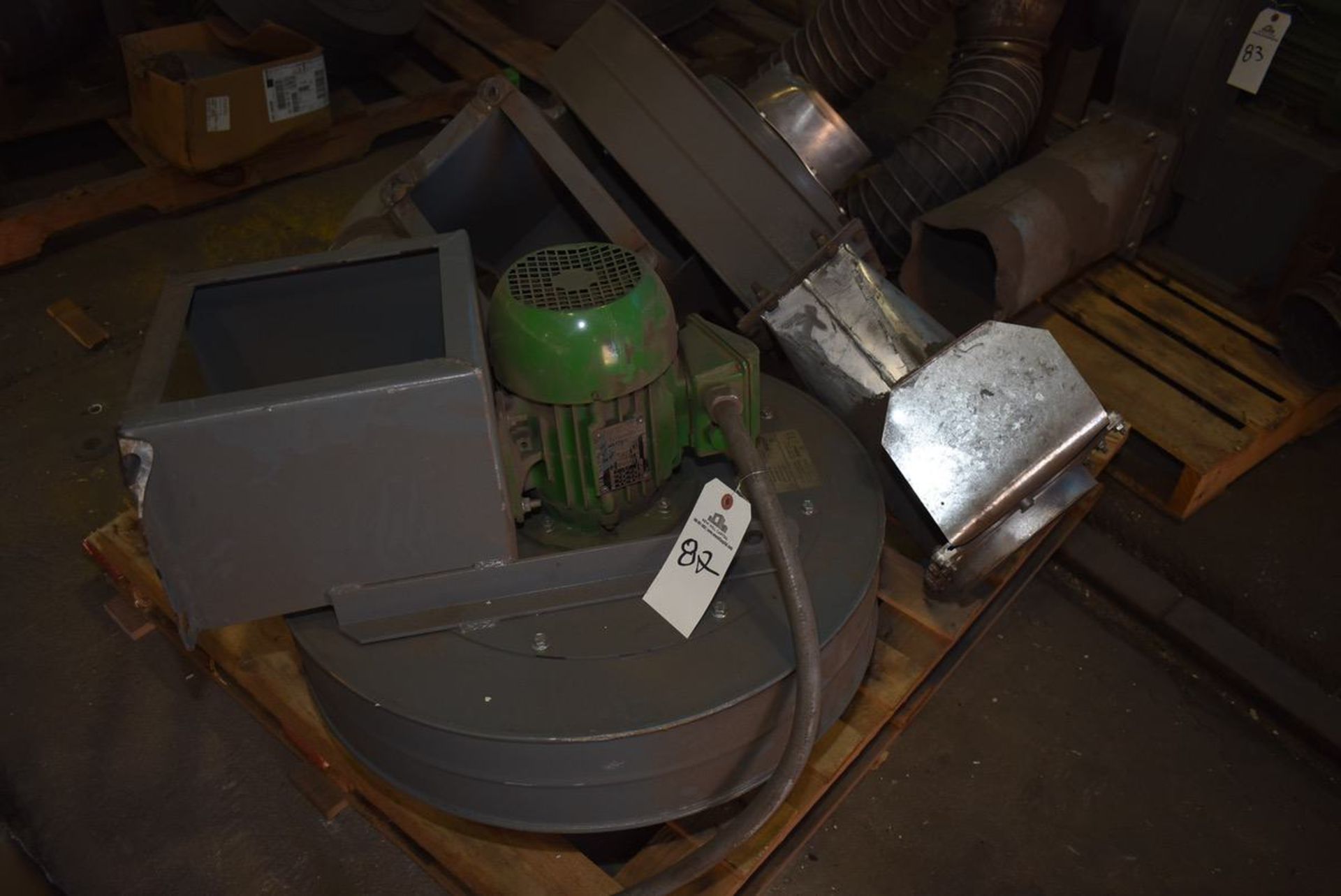 Lot Tags 81 - 86 - (3) Mistral Blowers with WEG 1 HP Motors, (2) Mistral Blower Units, Mistral Model - Image 2 of 9