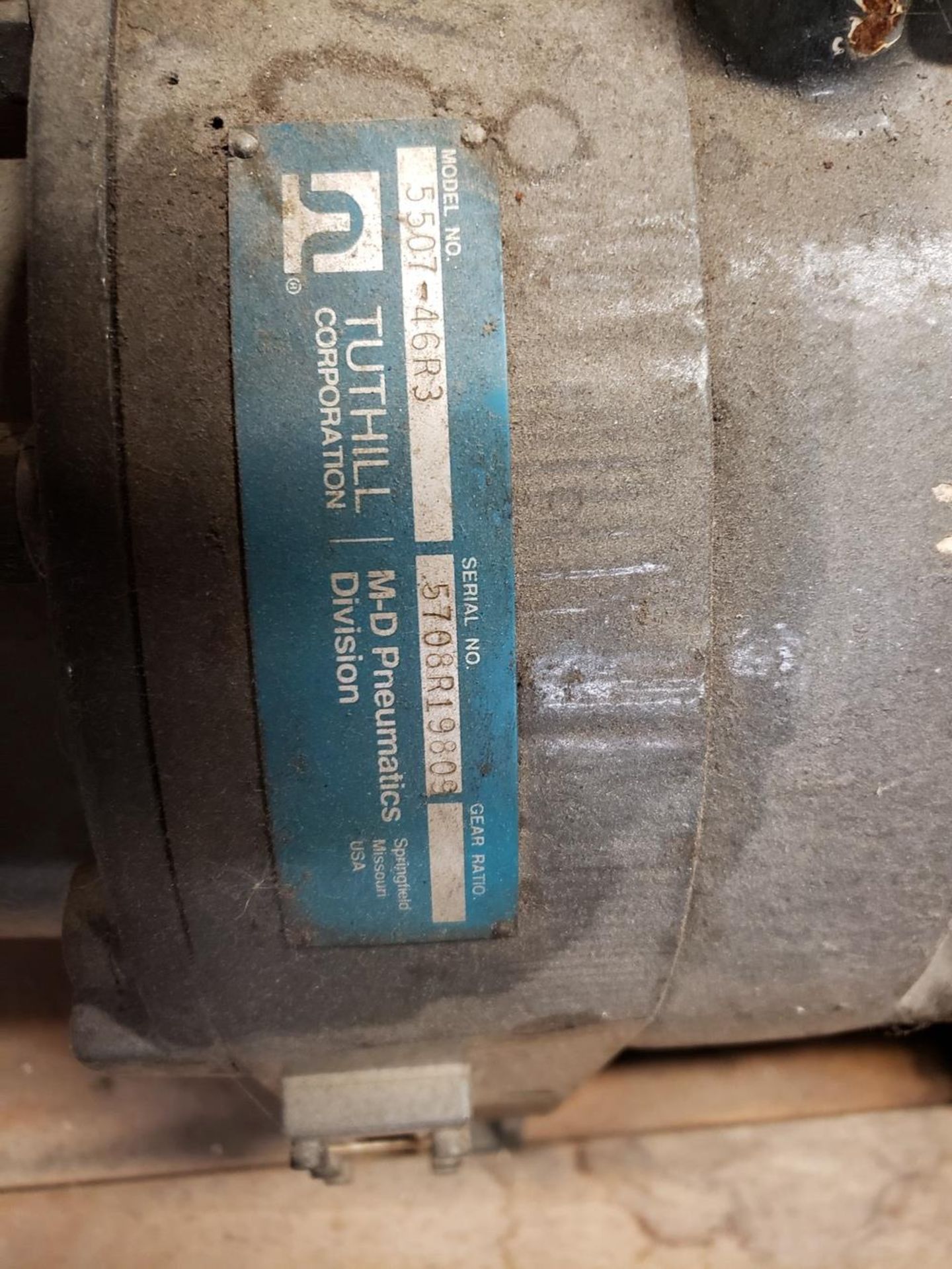 Tuthill Rotary Positive Displacement Blower, M# 5507-46R3 - Subject to Bulk Bid Lot | Rig Fee: $100 - Image 2 of 2