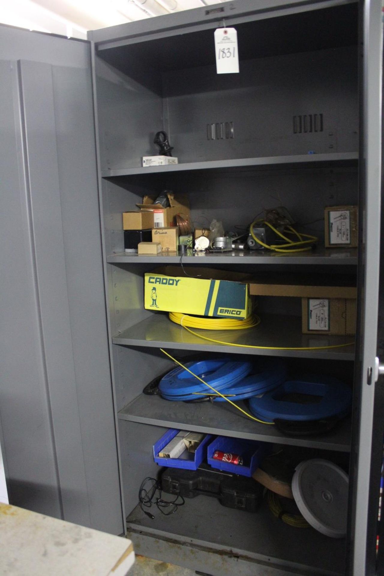 (4) Two Door Storage Cabinet W/Contents (Tagged as 1831 thru | Rig Fee: Hand Carry or Contact Rigger - Image 2 of 4