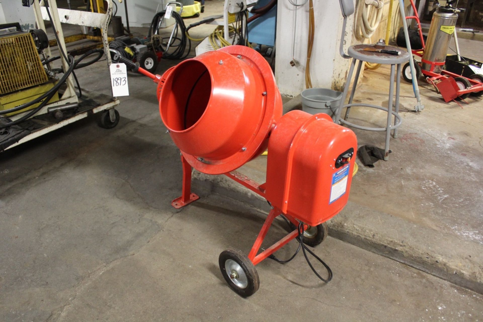 Central Machinery Mini Cement Mixer | Rig Fee: Hand Carry or Contact Rigger