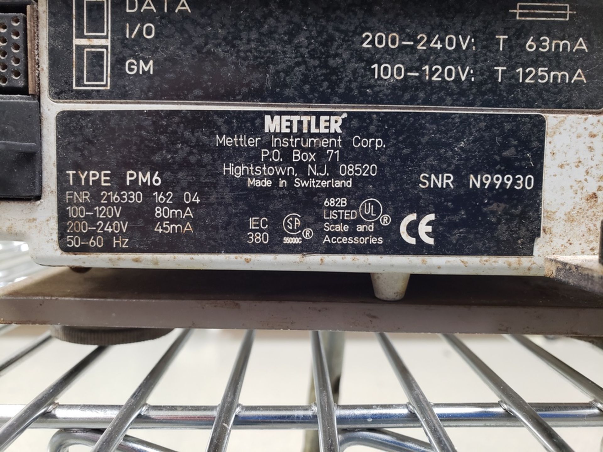 Mettler Toledo Bench Scale, M# PM6 | Rig Fee: Hand Carry or Contact Rigger - Image 2 of 2