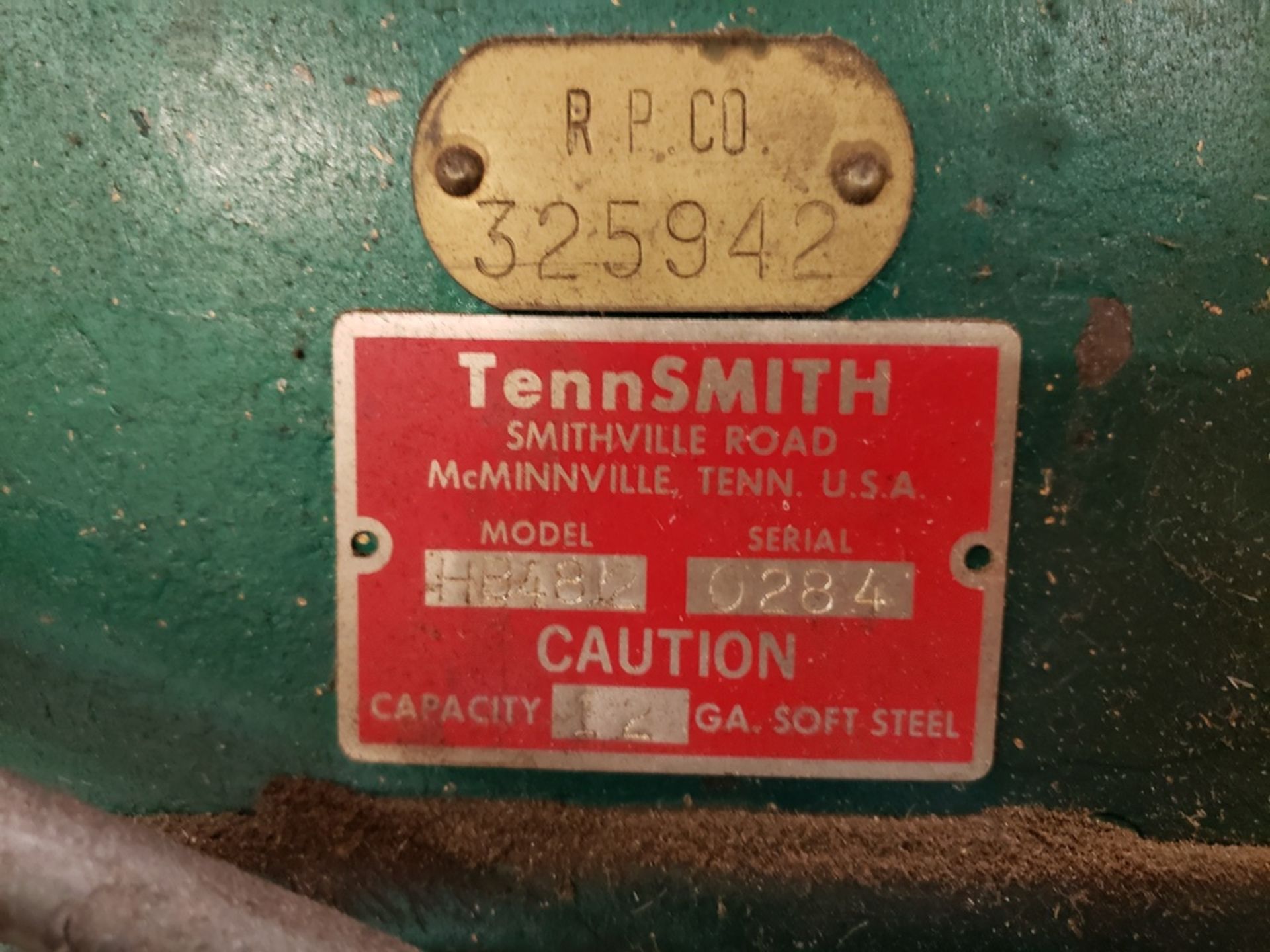 TennSmith Finger Brake, M# HB4812, S/N 0284 | Rig Fee: $300 - Image 2 of 2