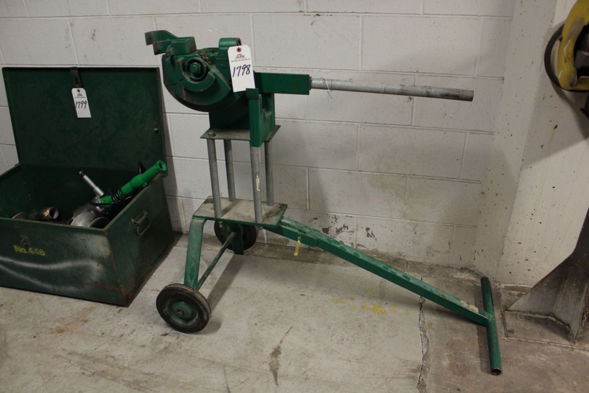 Greenlee Mechanical Bender, M# 1800 | Rig Fee: $75