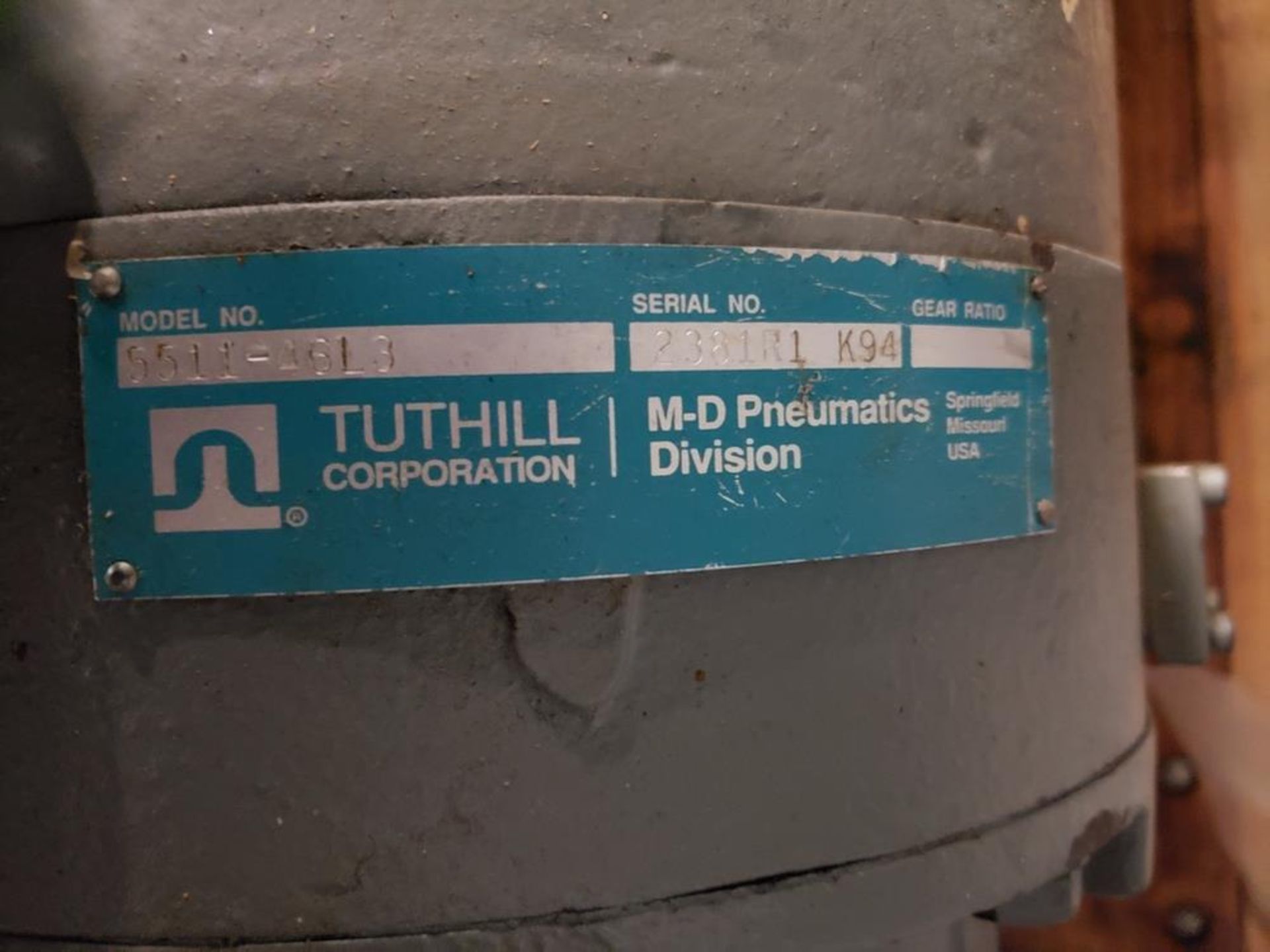 Tuthill Rotary Positive Displacement Blower, M# 5511-46L3 - Subject to Bulk Bid Lot | Rig Fee: $50 - Image 2 of 2