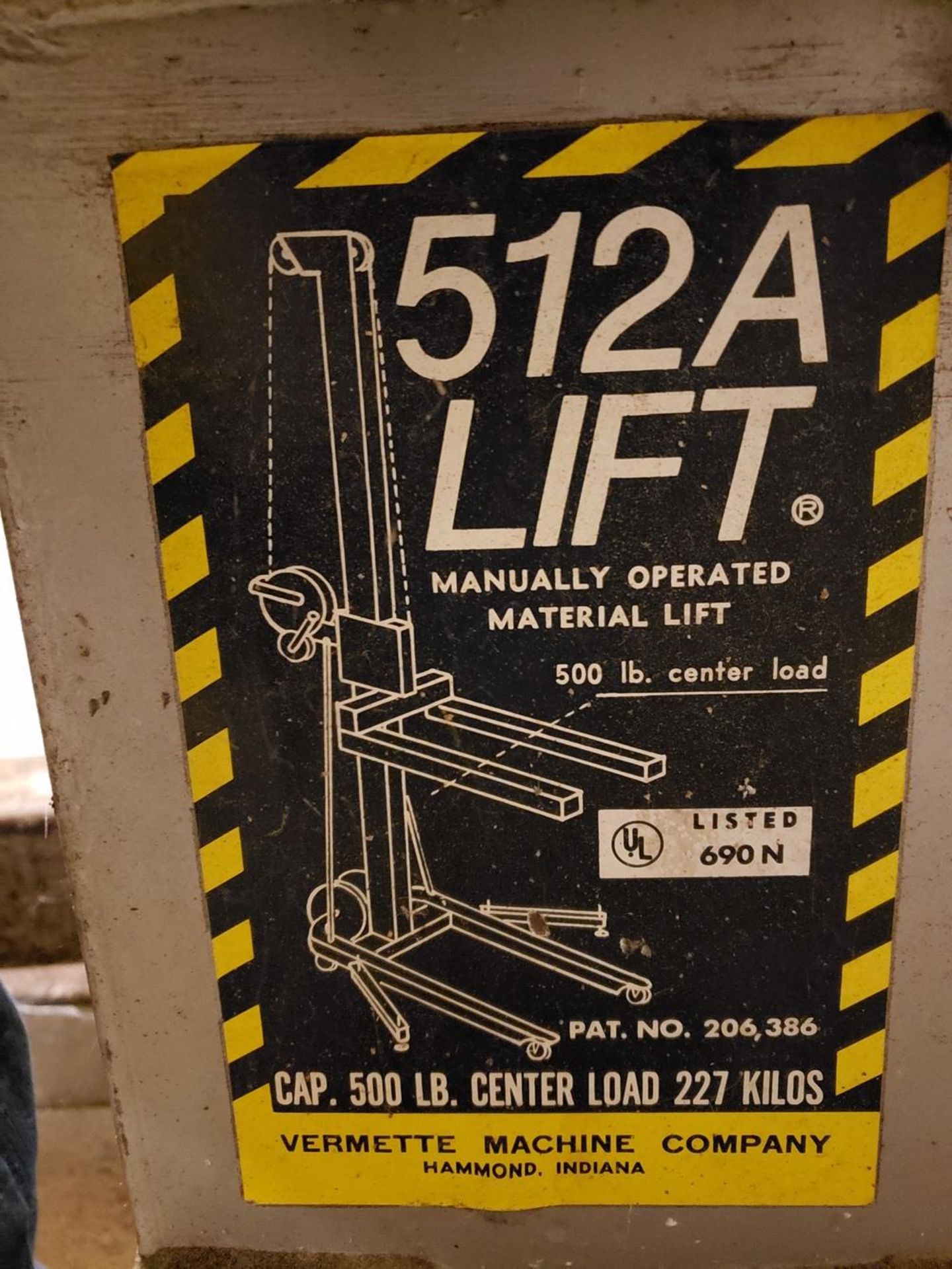 Vermette Winch Lift Cart | Rig Fee: $75 - Image 2 of 2