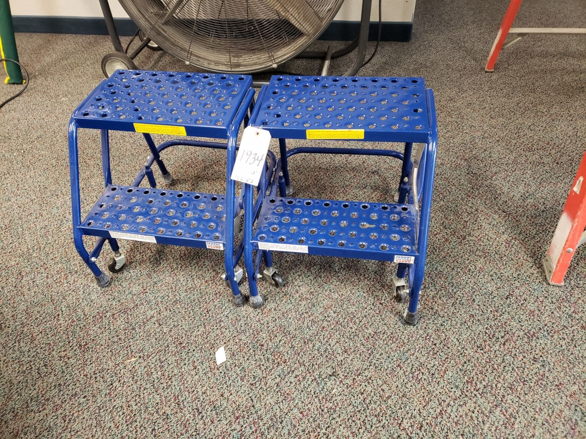 Lot of (2) Step Stools | Rig Fee: Hand Carry or Contact Rigger