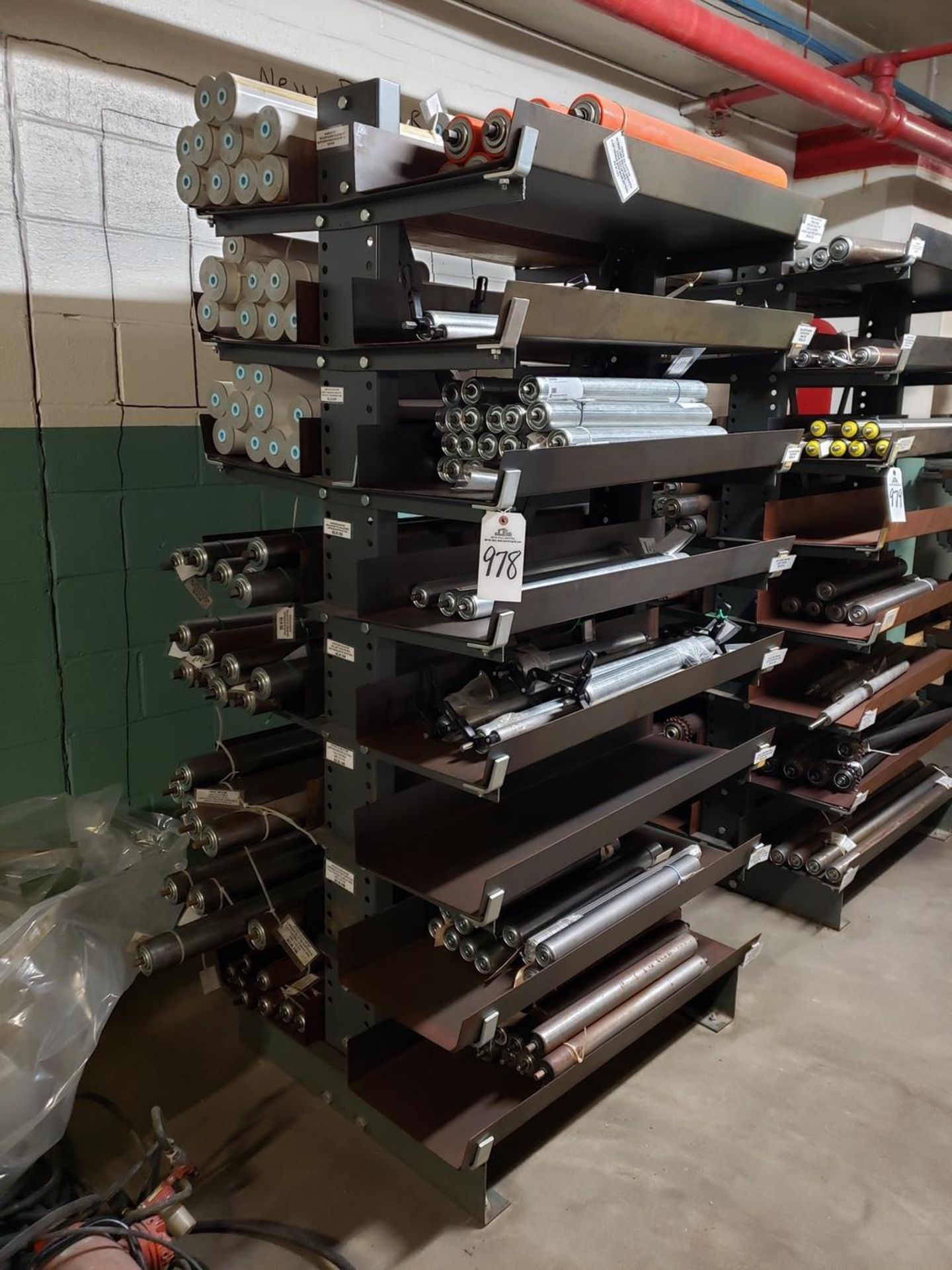 Storage Rack W/Contents, Spare Parts - Subject to Bulk Bid Lo | Rig Fee: $175 or Hand Carry Contents