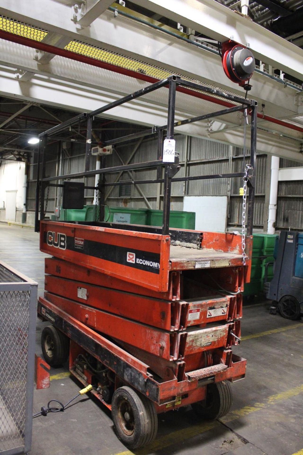 Economy Engineering Scissor Lift, M# CS2033, S/N DJ73621 | Rig Fee: $150