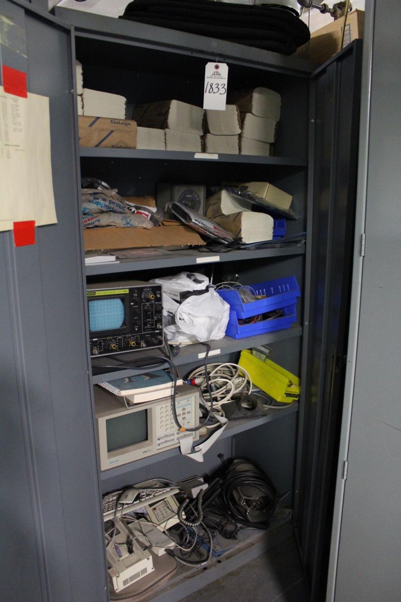 (4) Two Door Storage Cabinet W/Contents (Tagged as 1831 thru | Rig Fee: Hand Carry or Contact Rigger