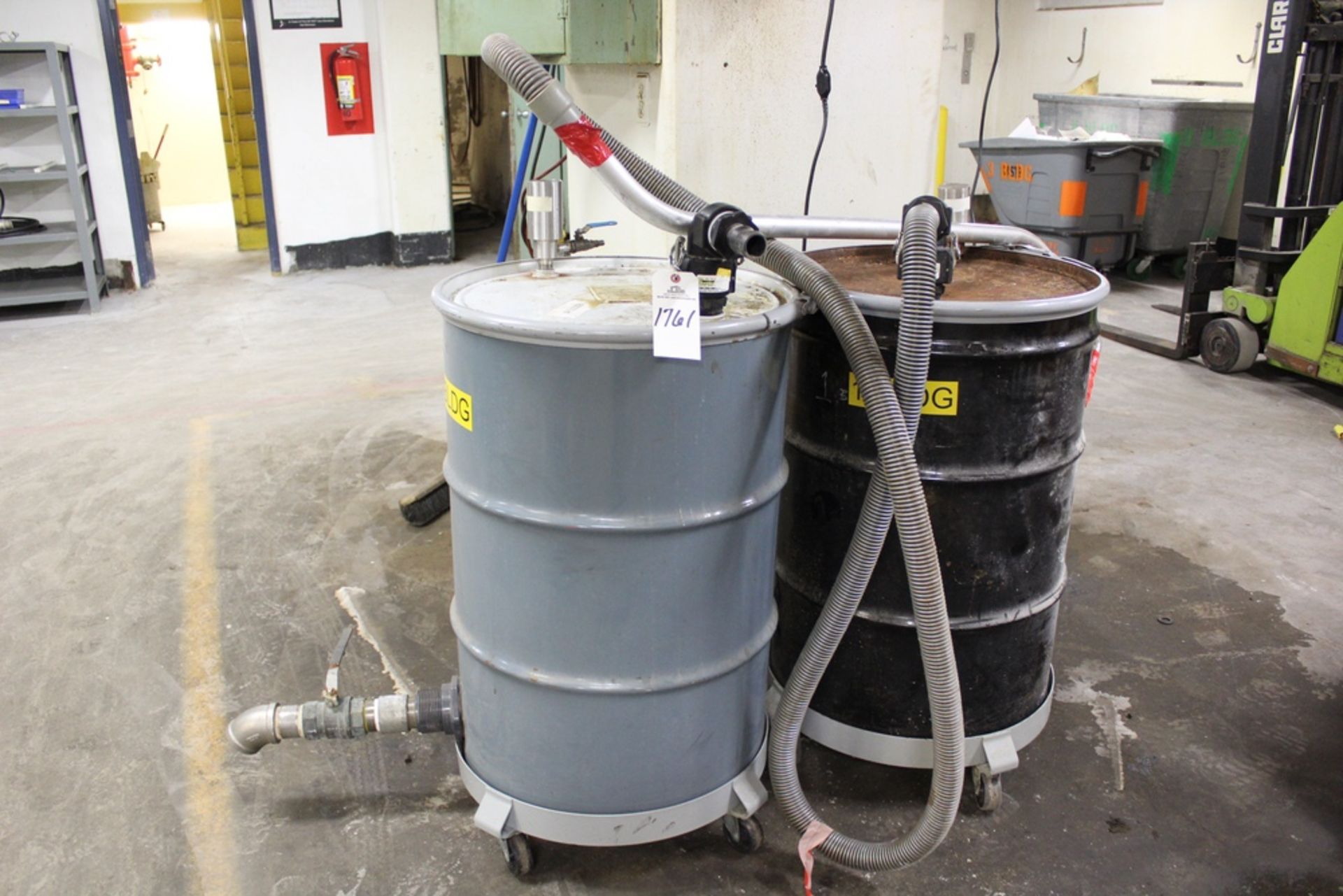 Lot of (2) Barrel Vacuums | Rig Fee: Hand Carry or Contact Rigger