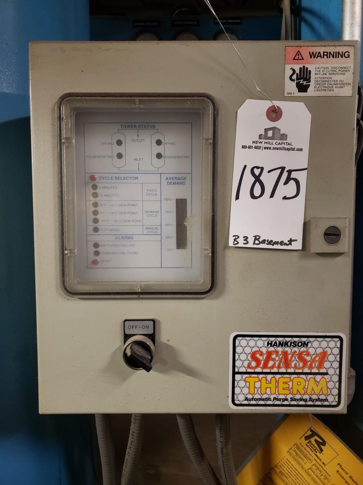 Hankison Air Dryer, M# DH-930, S/N 3340-1-9309-7S | Rig Fee: $500 - Image 3 of 3