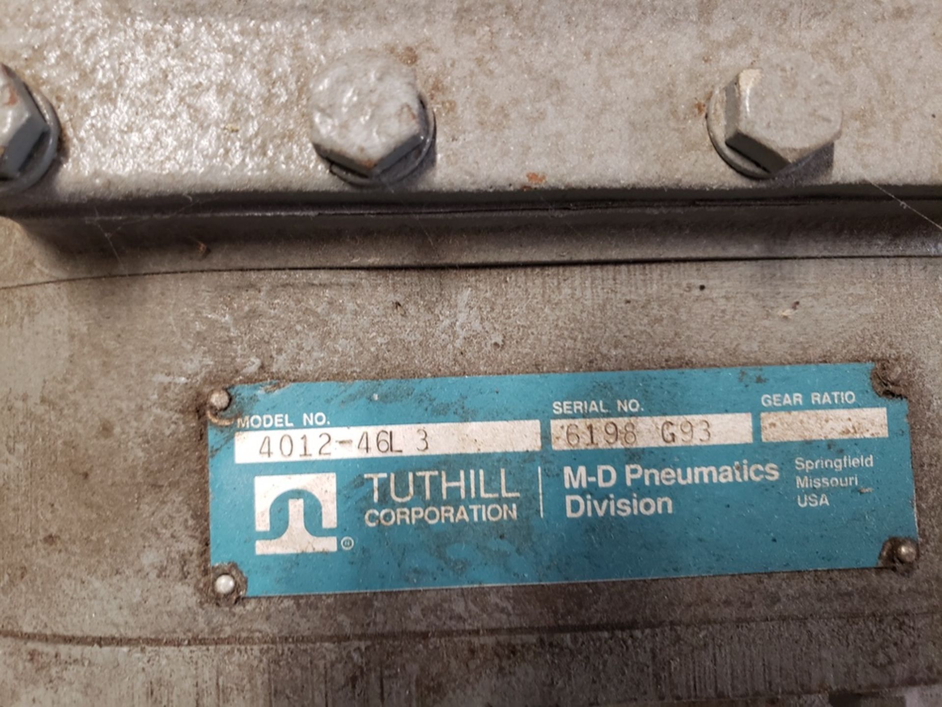 Tuthill Rotary Positive Displacement Blower, M# 4012-46L3 - Subject to Bulk Bid Lot | Rig Fee: $100 - Image 2 of 2