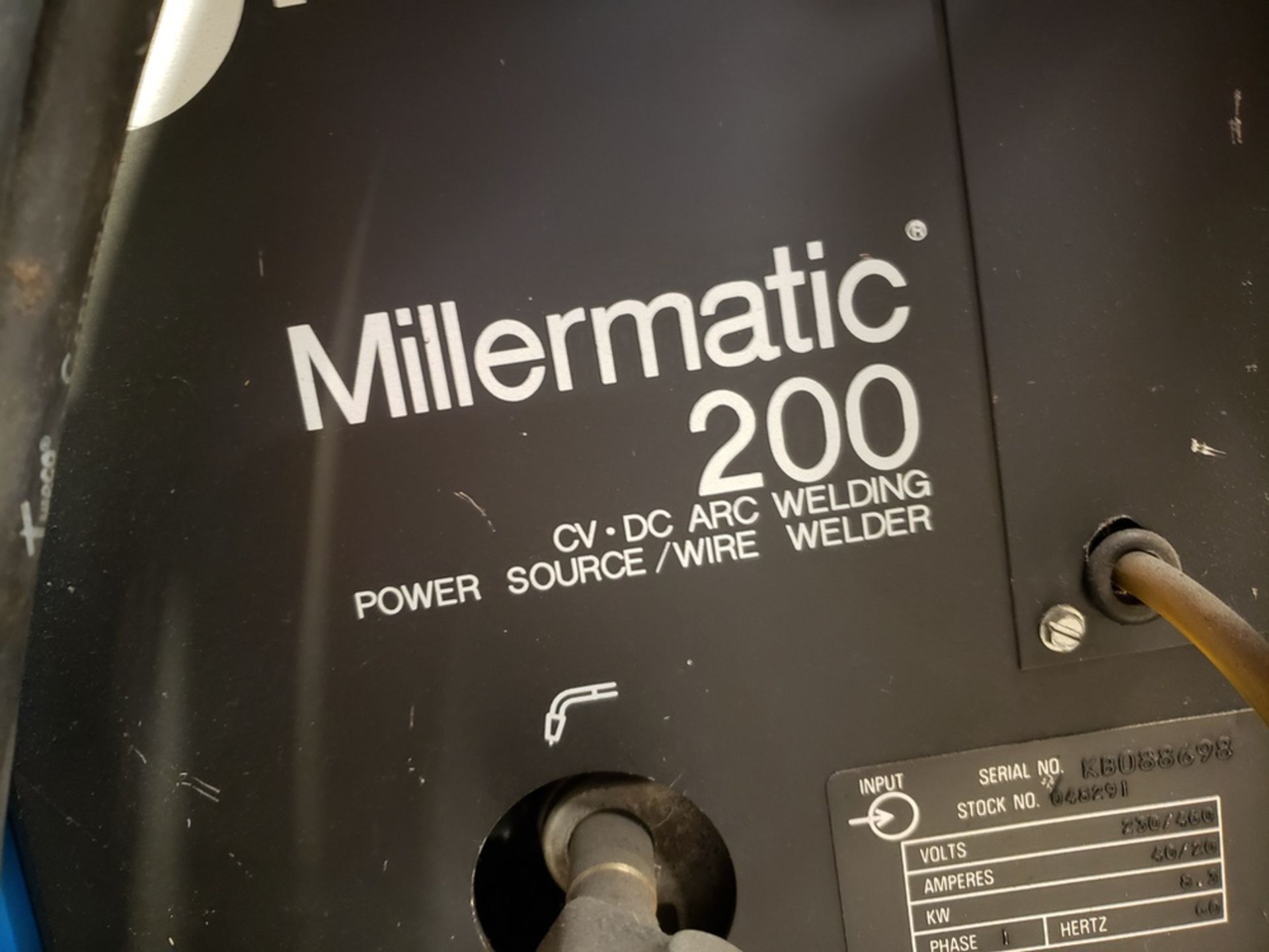 Millermatic 200 Welder, S/N KB088698 | Rig Fee: $50 - Image 2 of 3