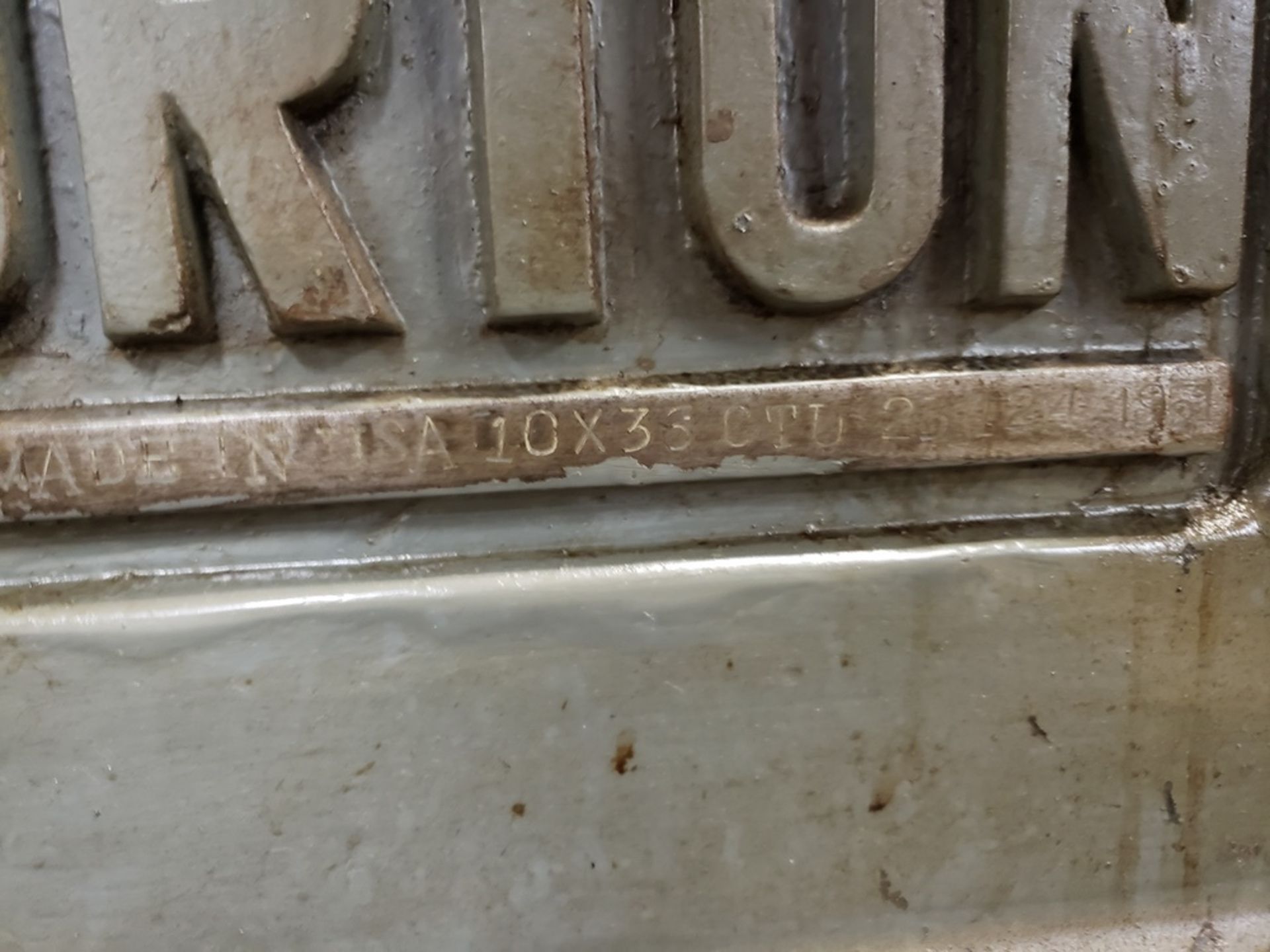 Norton 10X33 O.D. Grinder, M# DTU 23424 | Rig Fee: $900 - Image 3 of 6