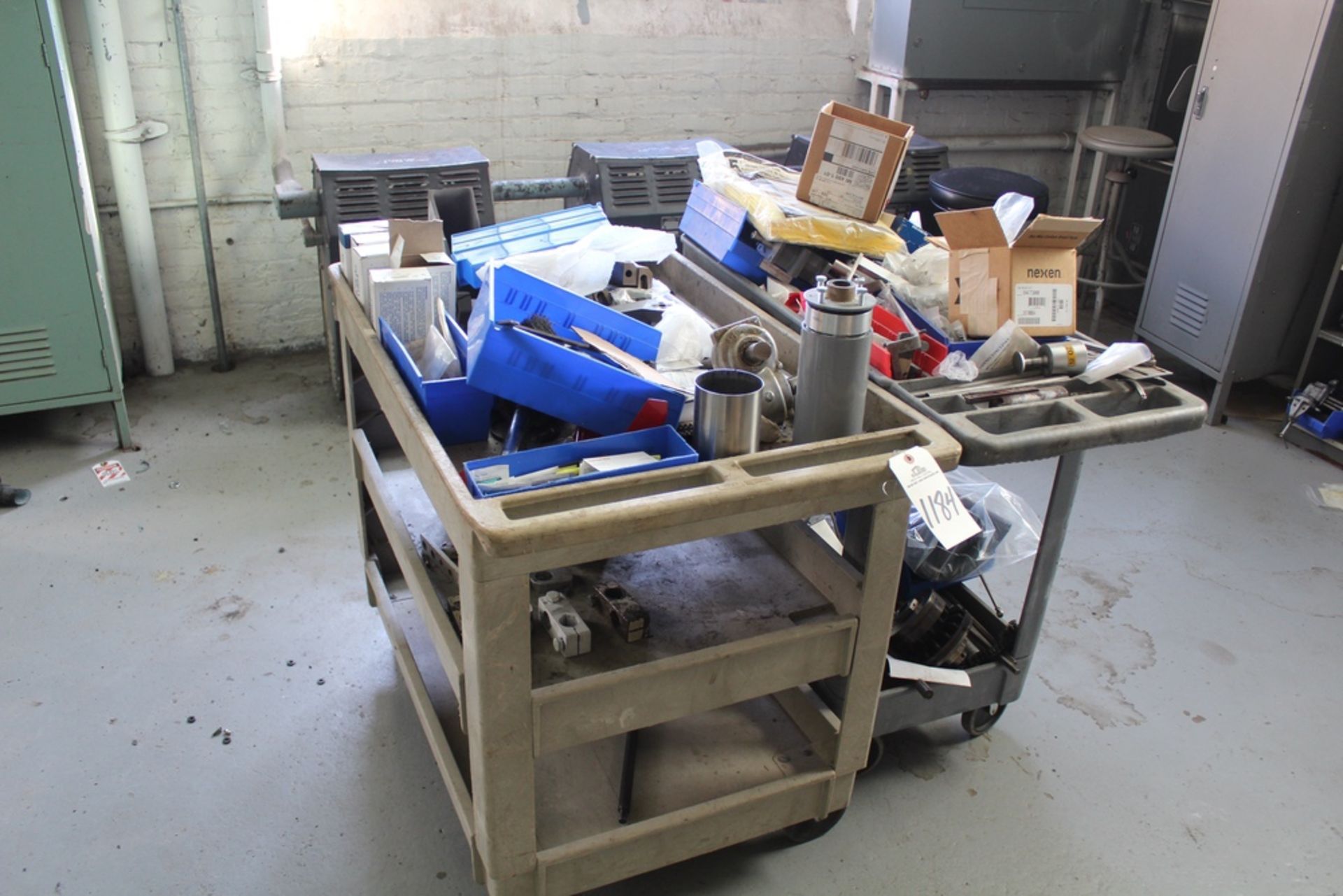 Lot of (2) Shop Carts, W/ Contents | Rig Fee: Hand Carry or Contact Rigger