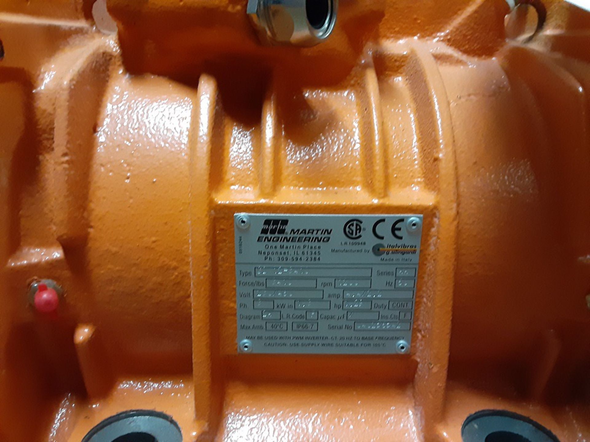 Lot of (2) Vibratory Motors, 1.29 HP - Subject to Bulk Bid Lot 845B -The Great | Rig Fee: No Charge - Image 2 of 3