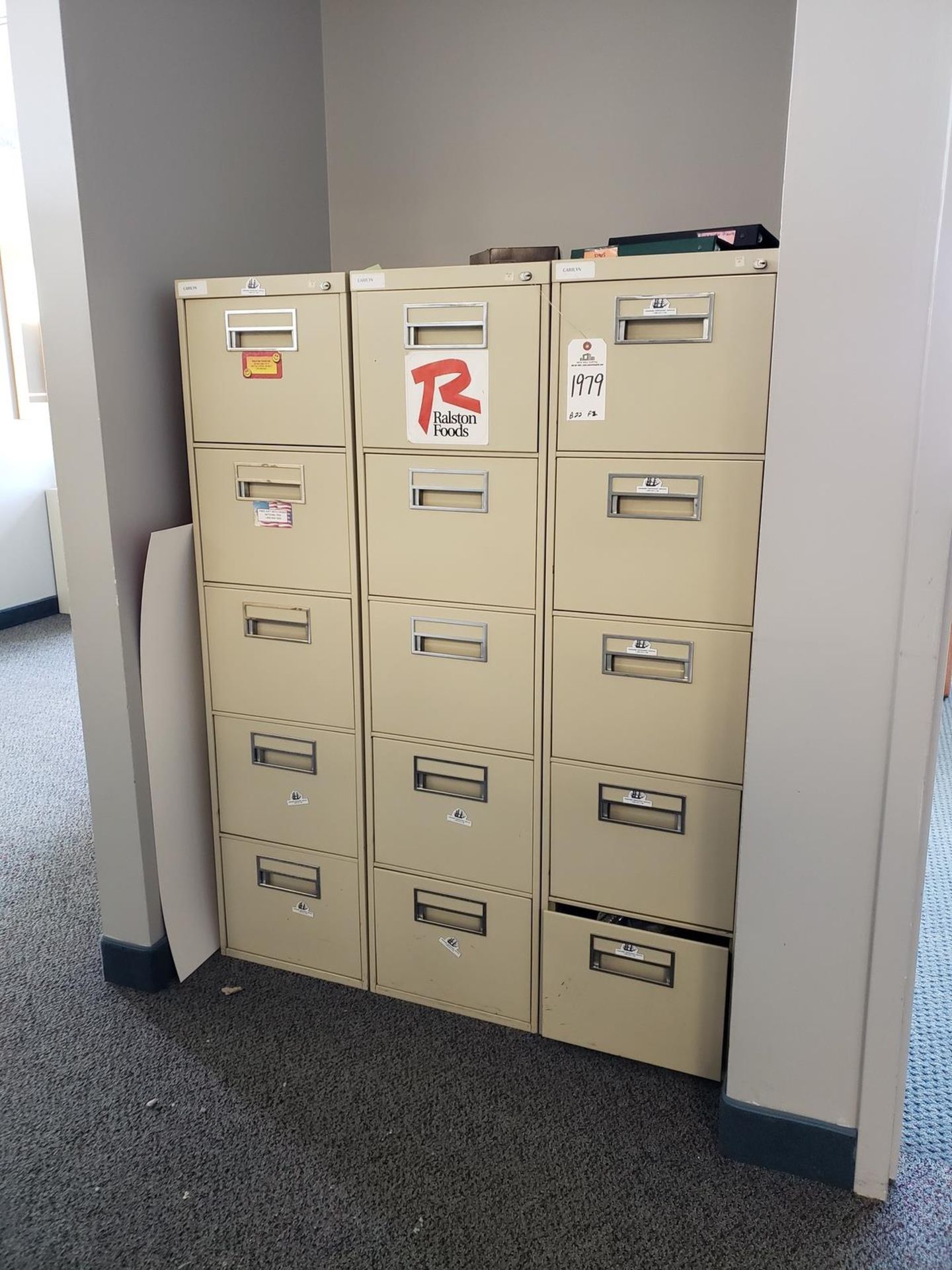 Lot of (3) Filing Cabinets | Rig Fee: Hand Carry or Contact Rigger