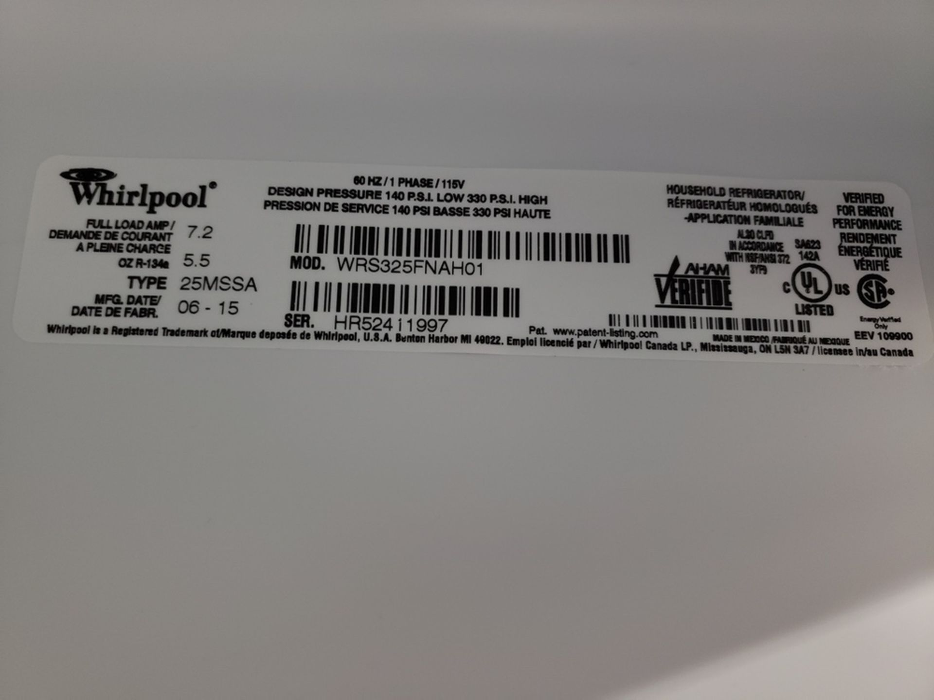 Whirlpool Lab Freezer | Rig Fee: $100 - Image 2 of 2