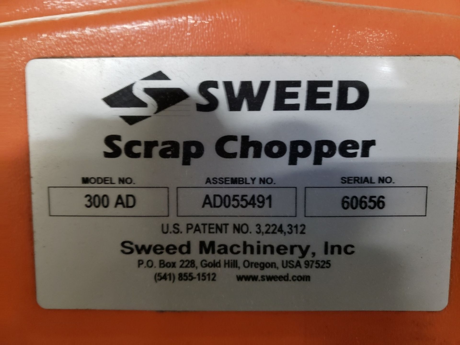 Sweed Machinery Strap Chopper | Rig Fee: $100 - Image 2 of 2