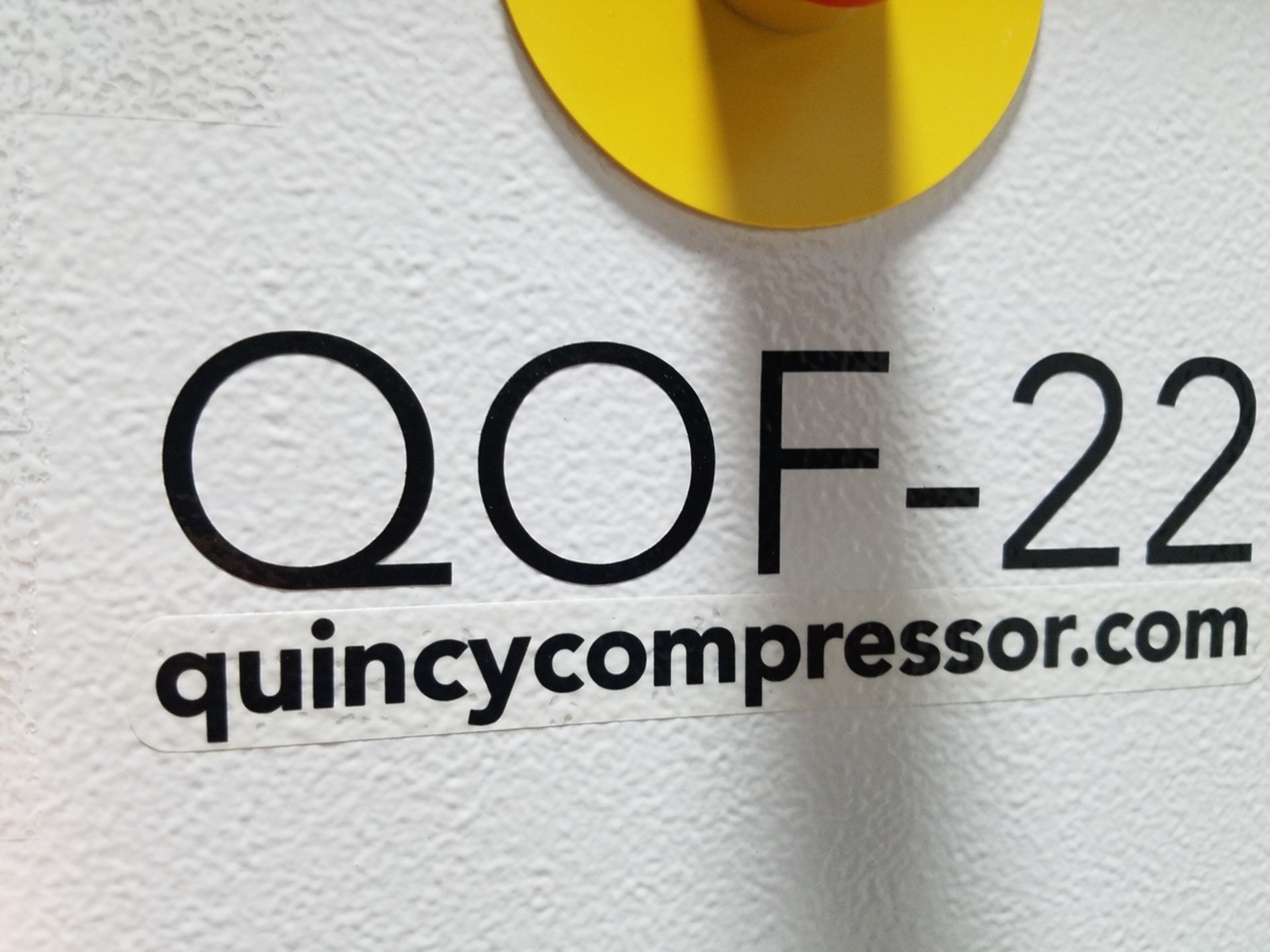 Quincy ZER Class Rotary Screw Air Compressor, M# QOF-22, Type SPR22, S/N AP1771444, | Load Fee: $500 - Image 2 of 6