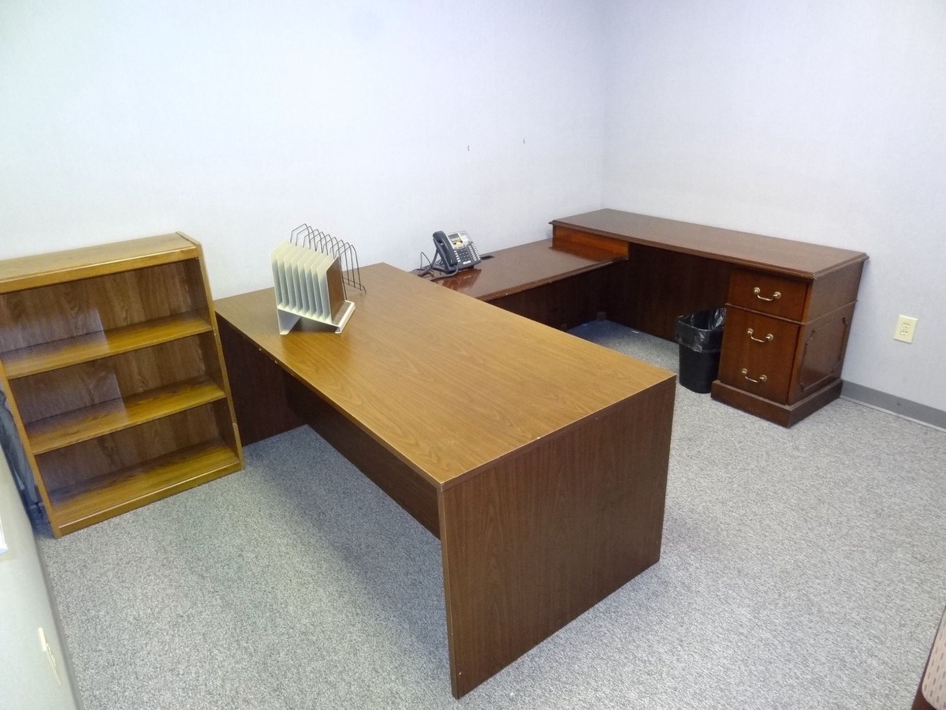 Office 4 - Desk, 2 Chairs, 3' Bookshelf And Whiteboard | Rig Fee: See Full Desc