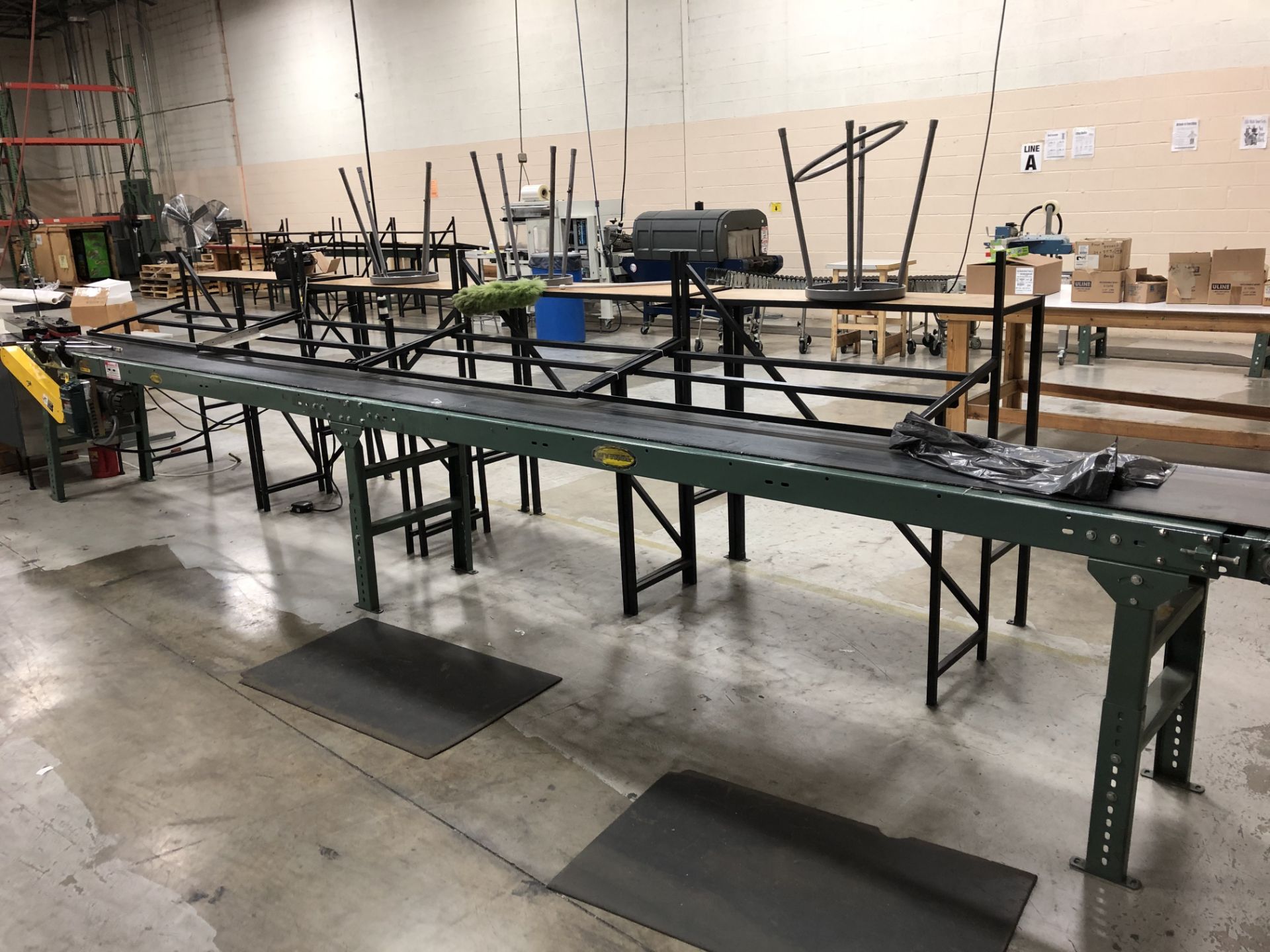 Approx 16' Hytrol Mattop Conveyor, Mild Steel | Rig Fee: $75