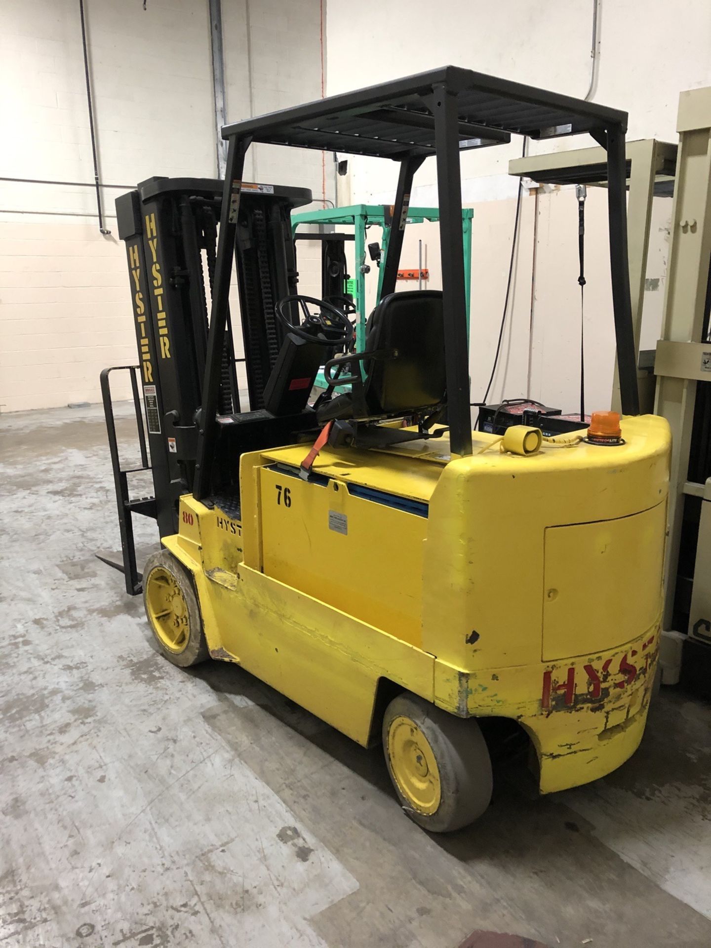 Hyster Electric Forklift, Model E80Xl, S/N: C098V03349R, (Delayed Delivery) | Rig Fee: $50 - Image 4 of 5