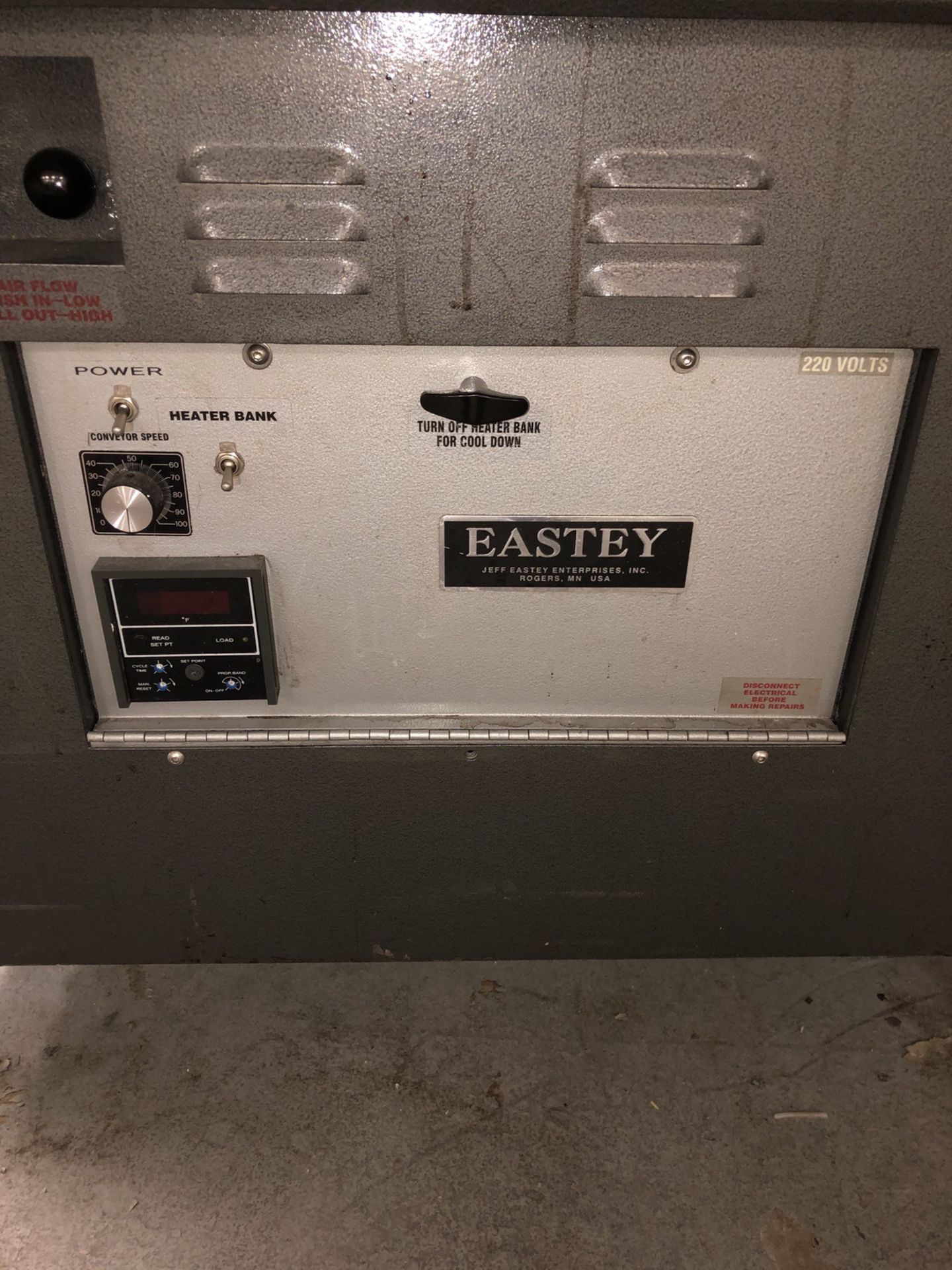 Easty Model EMI622T L Bar Sealer, S/N: 2041622TPP110 And Model ETI608 Heat Tunnel | Rig Fee: $100 - Image 2 of 7