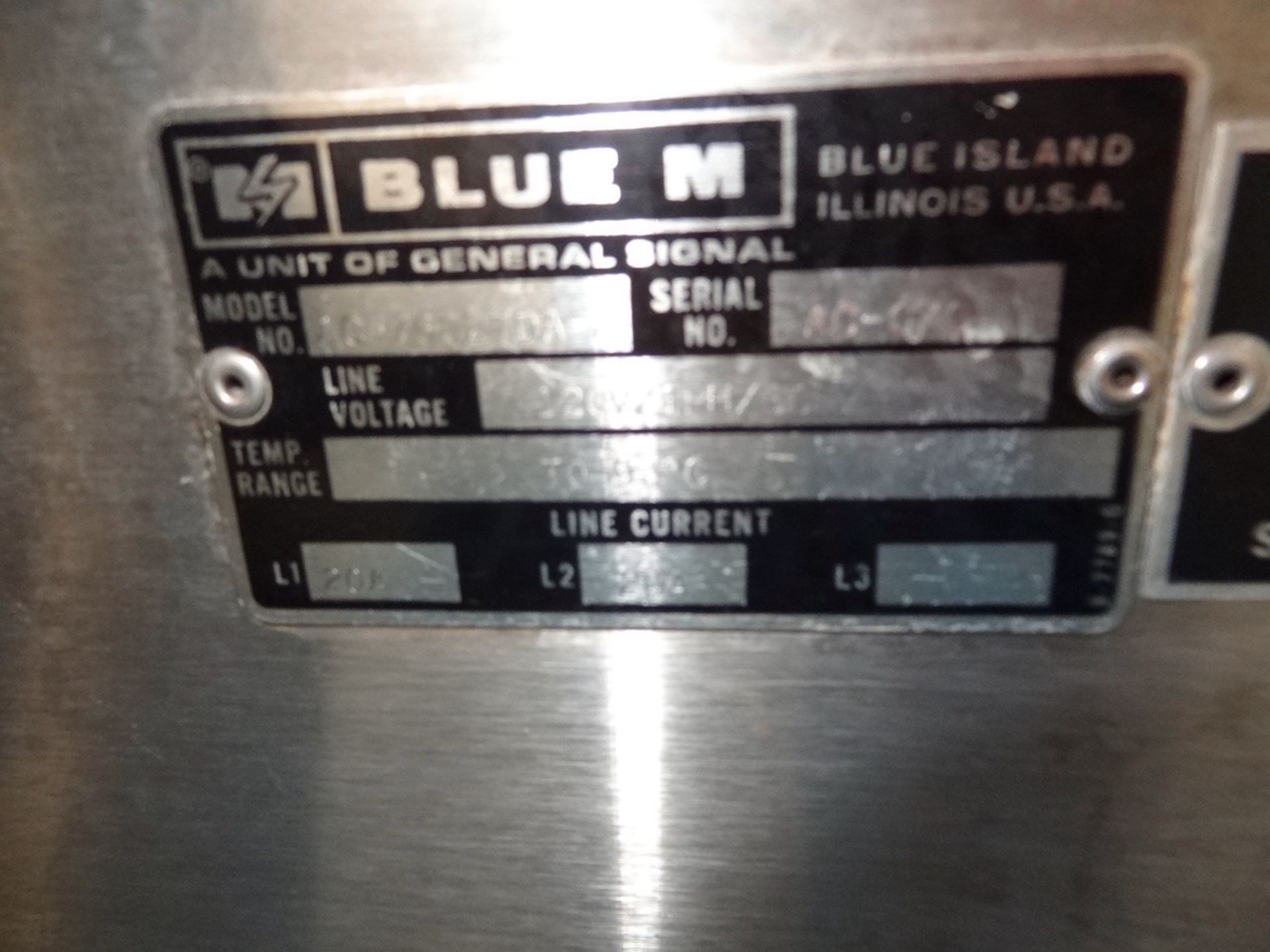 Blue-M Incubator (Humidity Controlled) Model AC-7602TDA-2, S/N: AC-070 | Rig Fee: $150 - Image 3 of 3