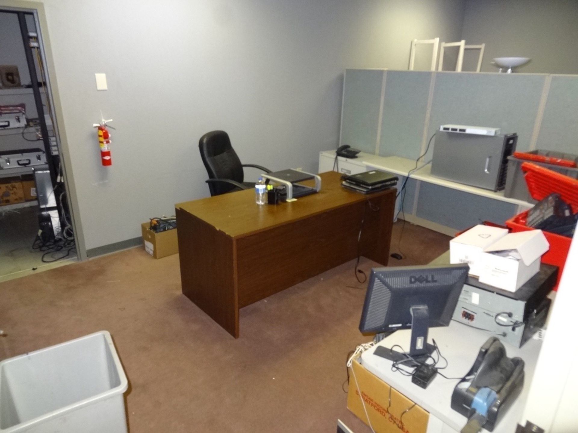 Office 6 - Desk And Chair, 2 Drawer Lateral File Cabinets, 2 Drawer Verti | Rig Fee: See Full Desc