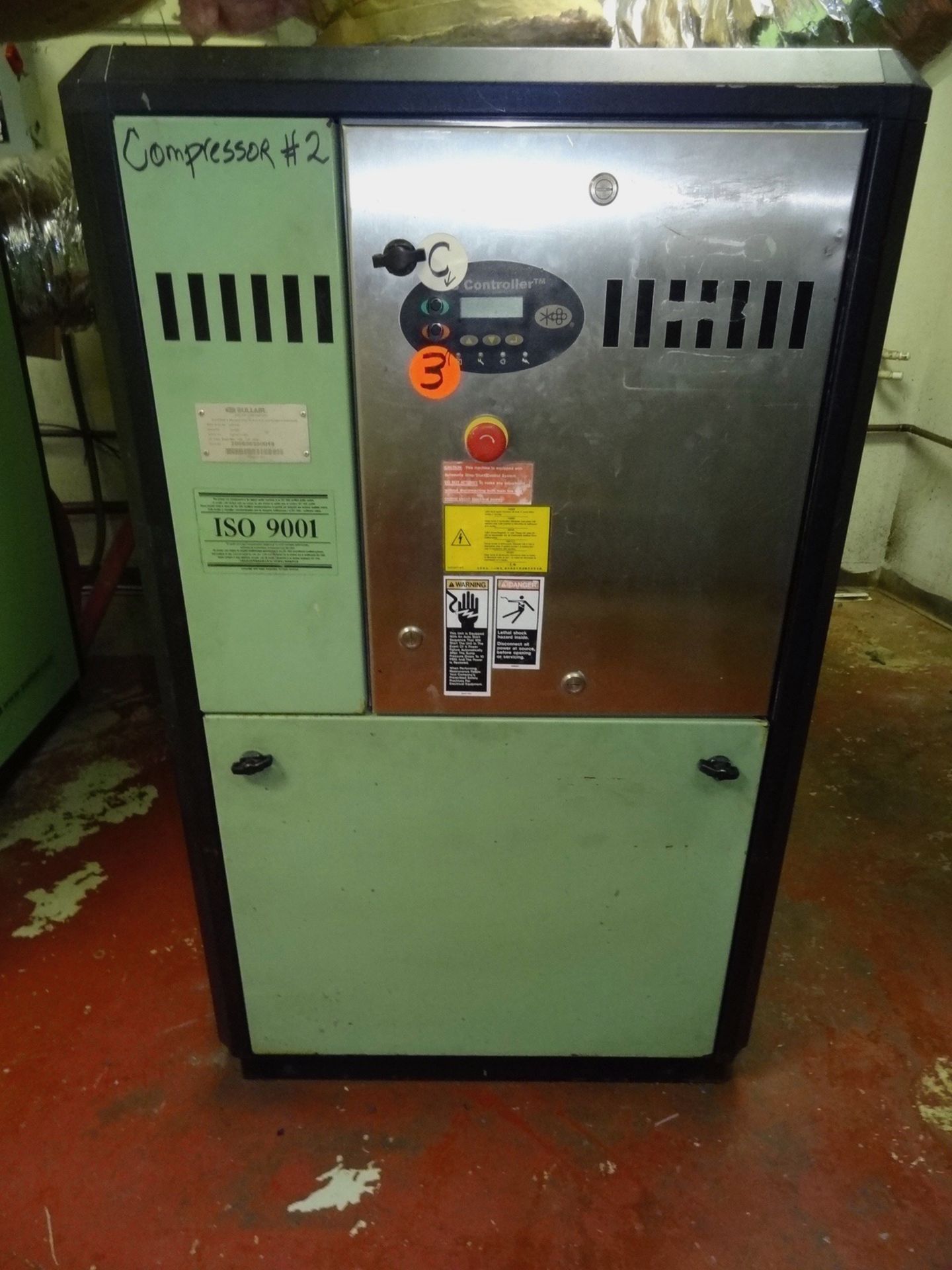 2008 Sullair 25 HP Air Compressor, Model 1809E/A, S/N: 200806280018 | Rig Fee: $350