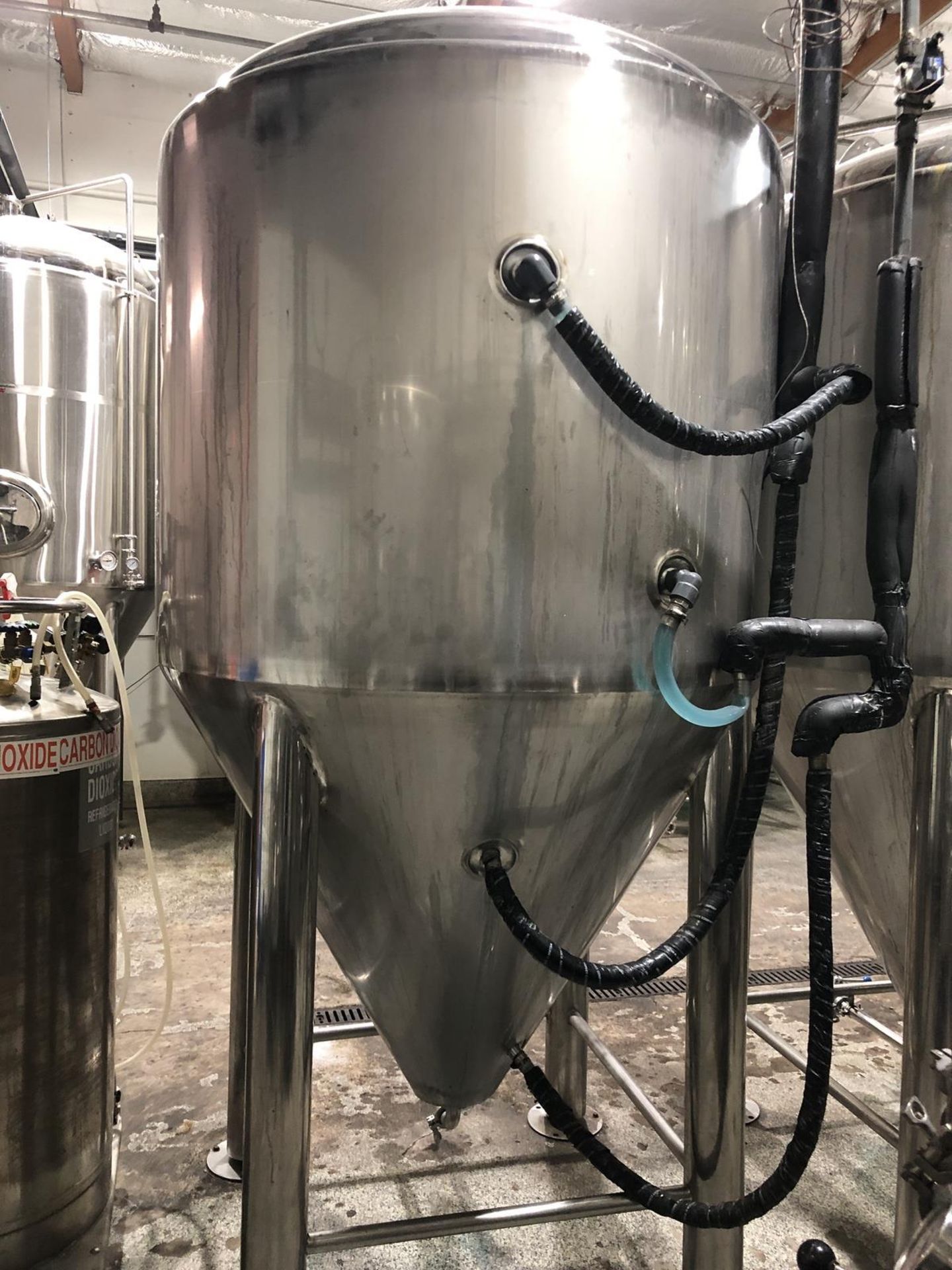 2012 Pacific Brewing 15 BBL Fermenter, Glycol Jacketed, Approx Dims: - Subj to Bulk | Rig Fee: $350 - Image 8 of 10