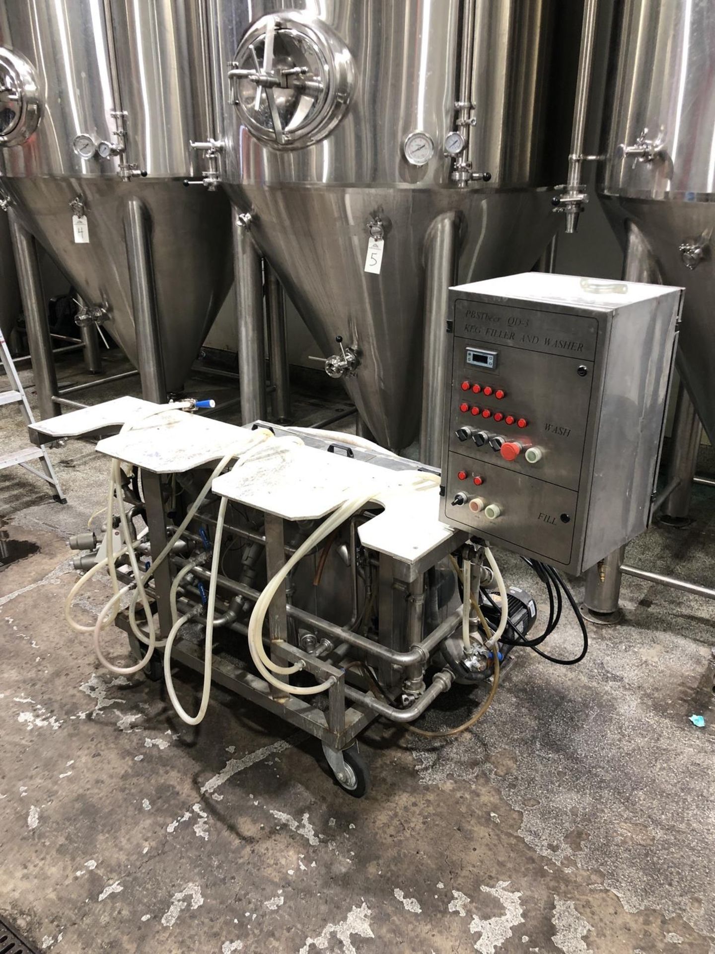 2012 Global Stainless 3-Station Keg Washer and Filler - Subj to Bulk | Rig Fee: $150