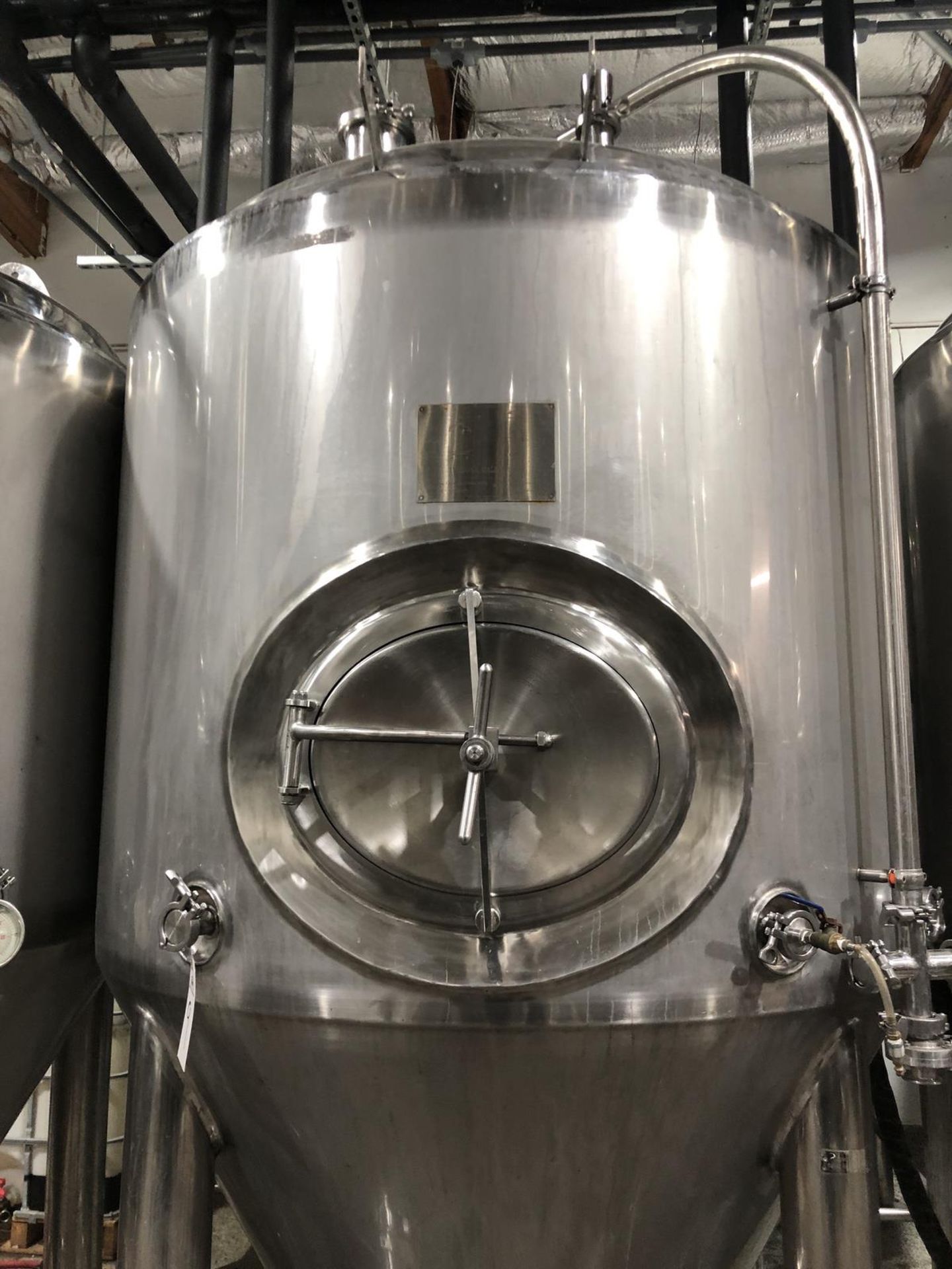 2012 Pacific Brewing 15 BBL Fermenter, Glycol Jacketed, Approx Dims: - Subj to Bulk | Rig Fee: $350 - Image 3 of 11