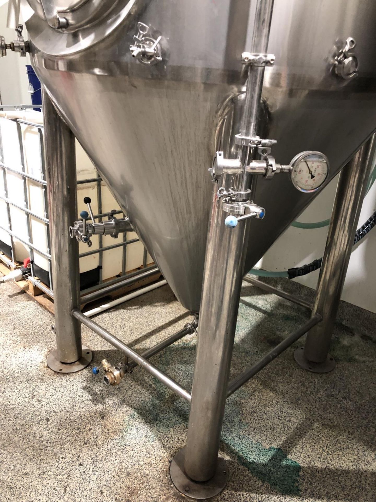 2012 Pacific Brewing 15 BBL Fermenter, Glycol Jacketed, Approx Dims: - Subj to Bulk | Rig Fee: $350 - Image 6 of 11