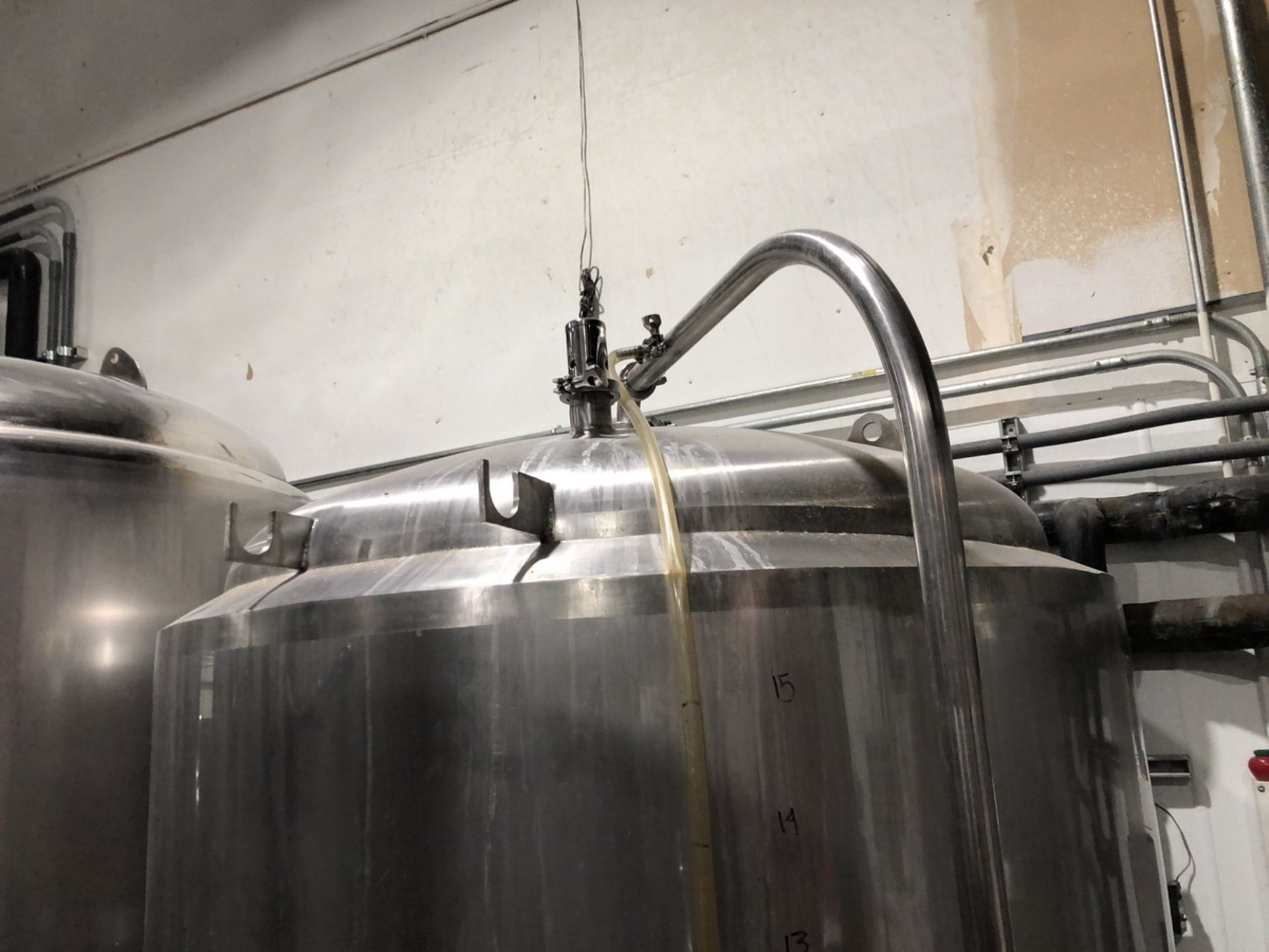 2012 Pacific Brewing 15 BBL Brite Tank, Glycol Jacketed, Approx Dims - Subj to Bulk | Rig Fee: $350 - Image 4 of 8