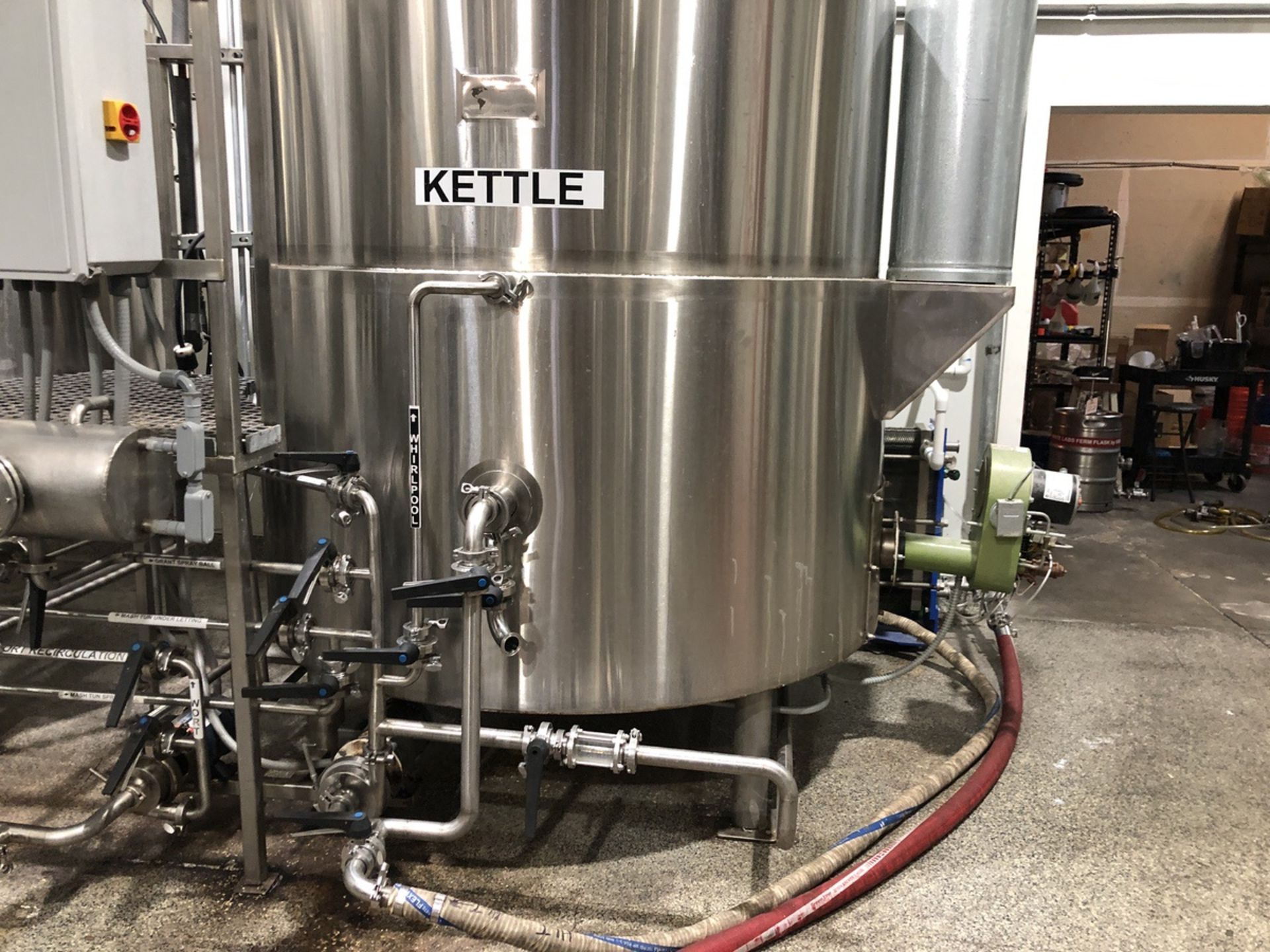 2012 Global Stainless 15 BBL 2-Vessel Brewhouse, Nat Gas Fired Brew - Subj to Bulk | Rig Fee: $1500 - Image 4 of 53
