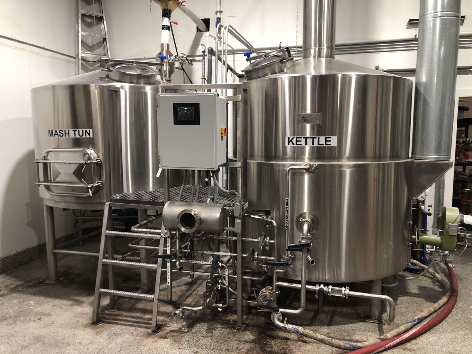 2012 Global Stainless 15 BBL 2-Vessel Brewhouse, Nat Gas Fired Brew - Subj to Bulk | Rig Fee: $1500