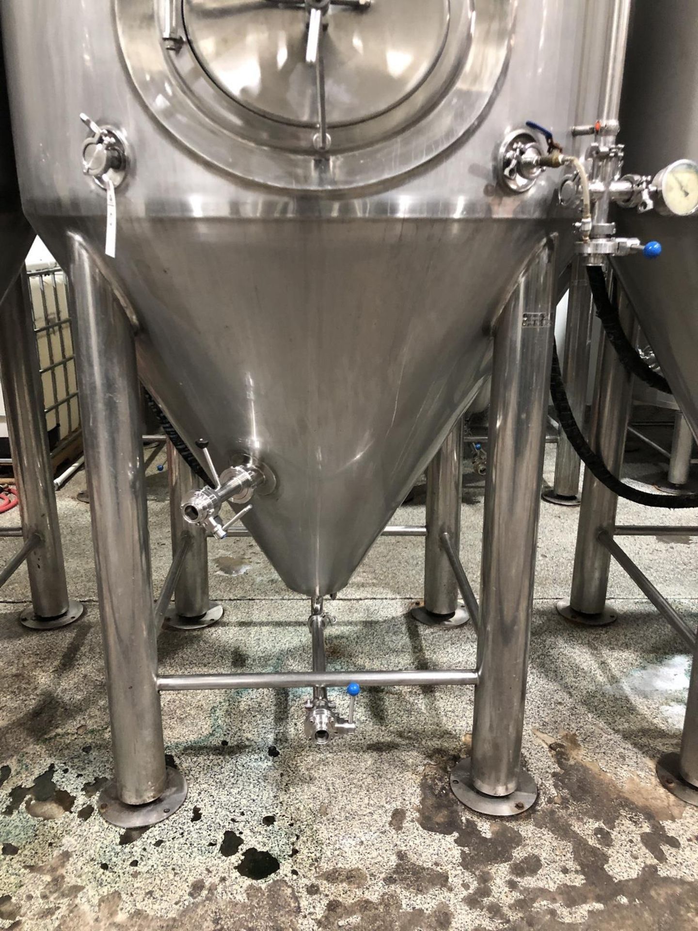 2012 Pacific Brewing 15 BBL Fermenter, Glycol Jacketed, Approx Dims: - Subj to Bulk | Rig Fee: $350 - Image 2 of 11