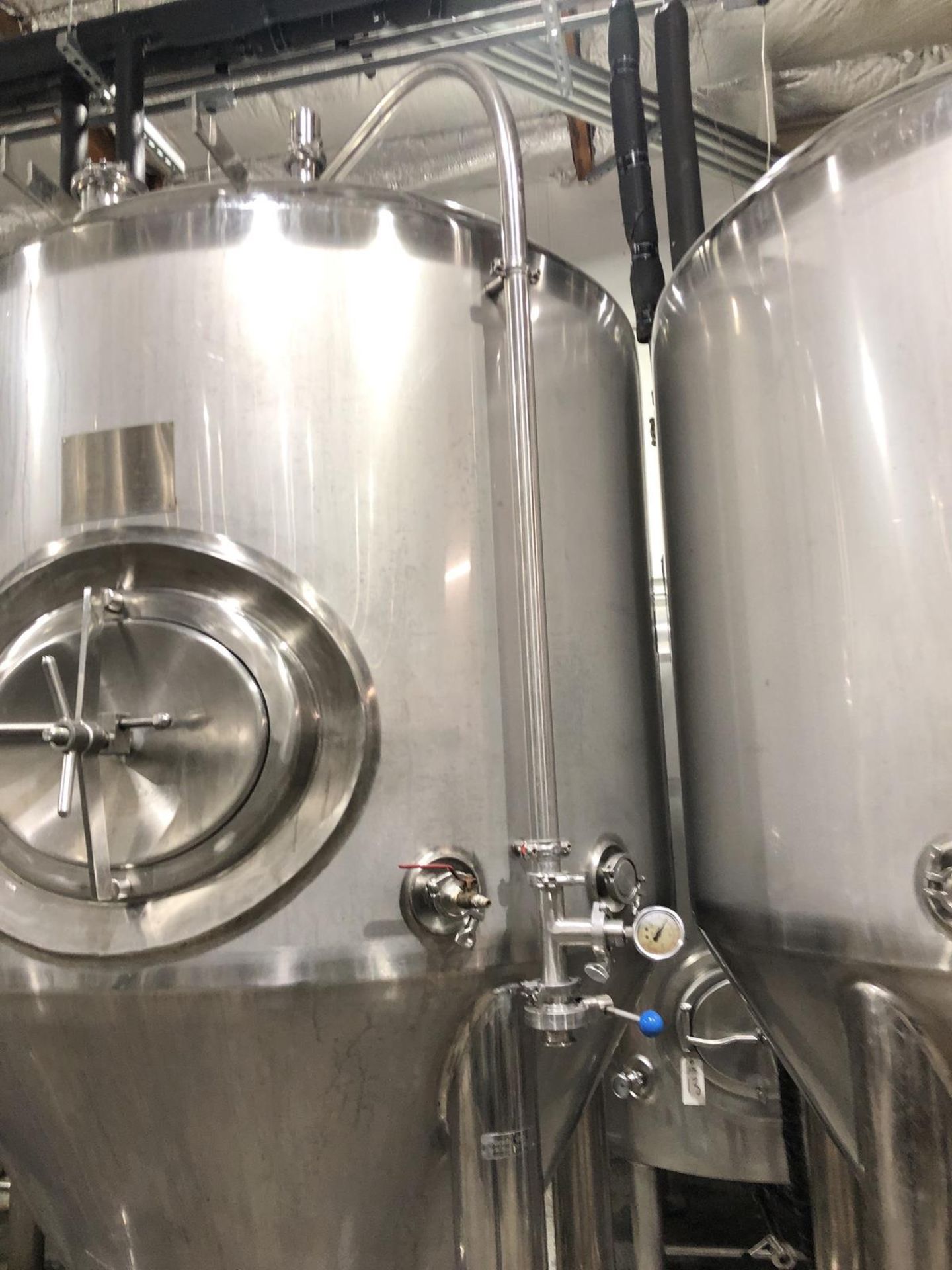 2012 Pacific Brewing 15 BBL Fermenter, Glycol Jacketed, Approx Dims: - Subj to Bulk | Rig Fee: $350 - Image 4 of 10