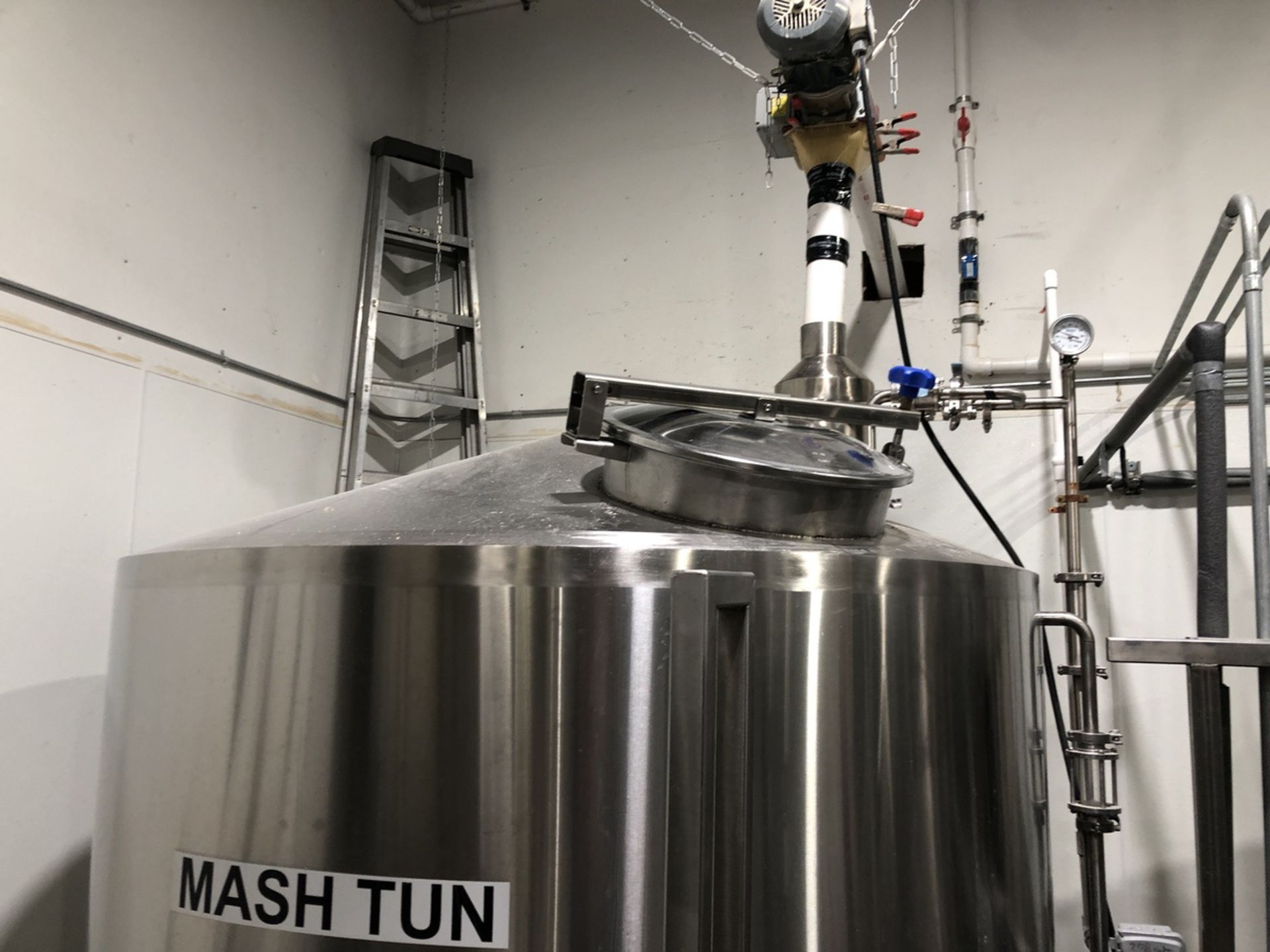 2012 Global Stainless 15 BBL 2-Vessel Brewhouse, Nat Gas Fired Brew - Subj to Bulk | Rig Fee: $1500 - Image 14 of 53