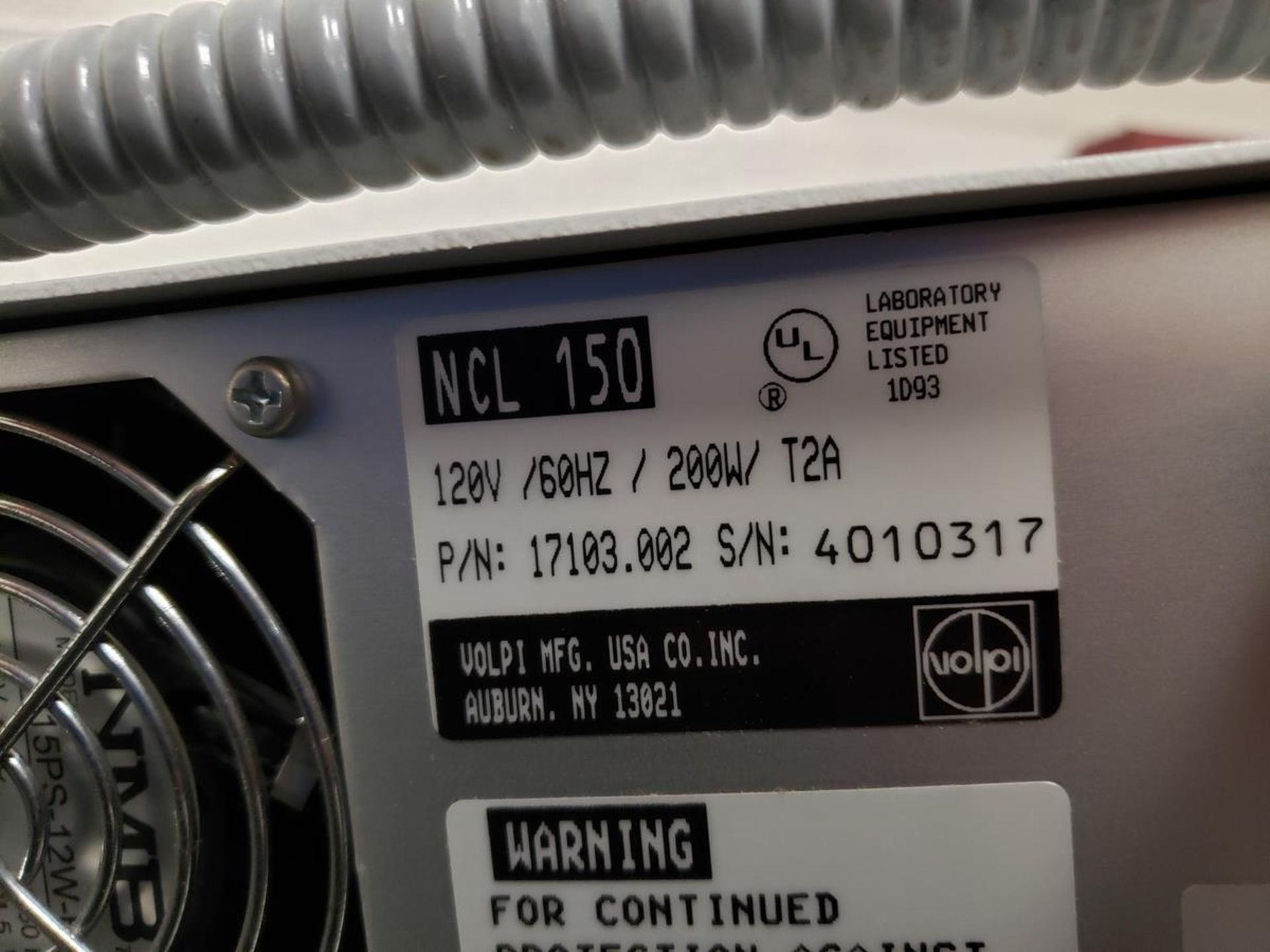 Volpi Fiber Optic Illuminator, M# NCL 150, S/N 4010317 | Rig Fee No Charge - Image 2 of 2