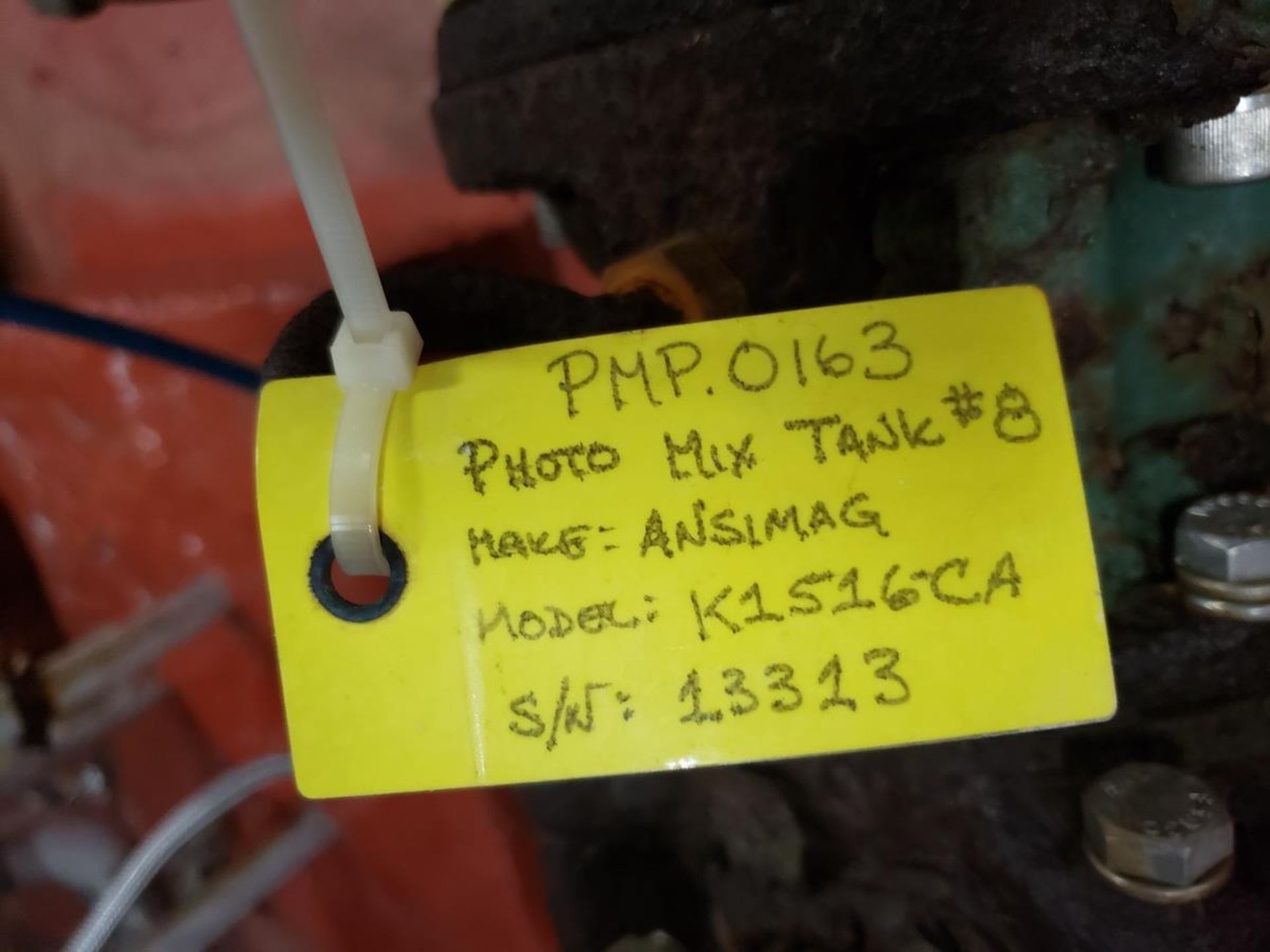 Ansimag 7 1/2 HP Transfer Pump, W/ Valves & Fittings, (Ref. PMP 0163) | Rig Fee $150 - Image 3 of 4