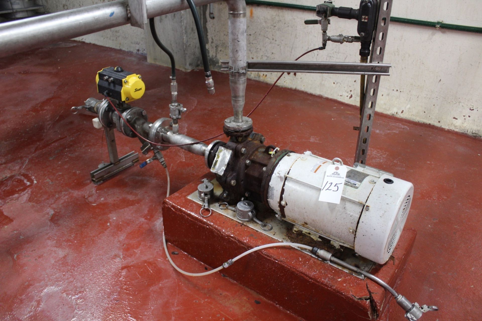 Ansimag 7 1/2 HP Transfer Pump, W/ Valves & Fittings, (Ref. PMP 0158) | Rig Fee $125