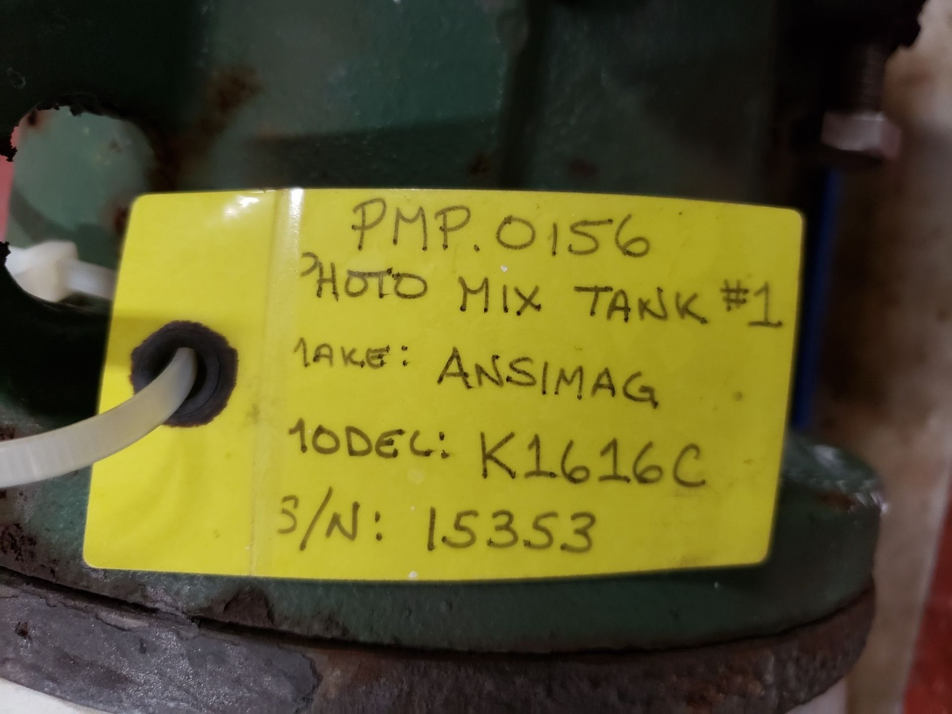 Ansimag 7 1/2 HP Transfer Pump, W/ Valves & Fittings, (Ref. PMP 0156) | Rig Fee $150 - Image 3 of 4