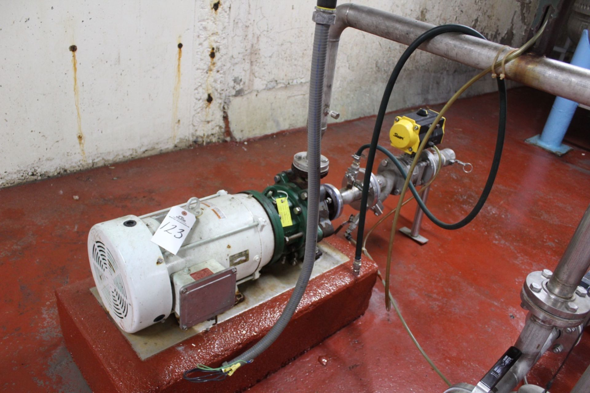 Ansimag 7 1/2 HP Transfer Pump, W/ Valves & Fittings, (Ref. PMP 0159) | Rig Fee $125