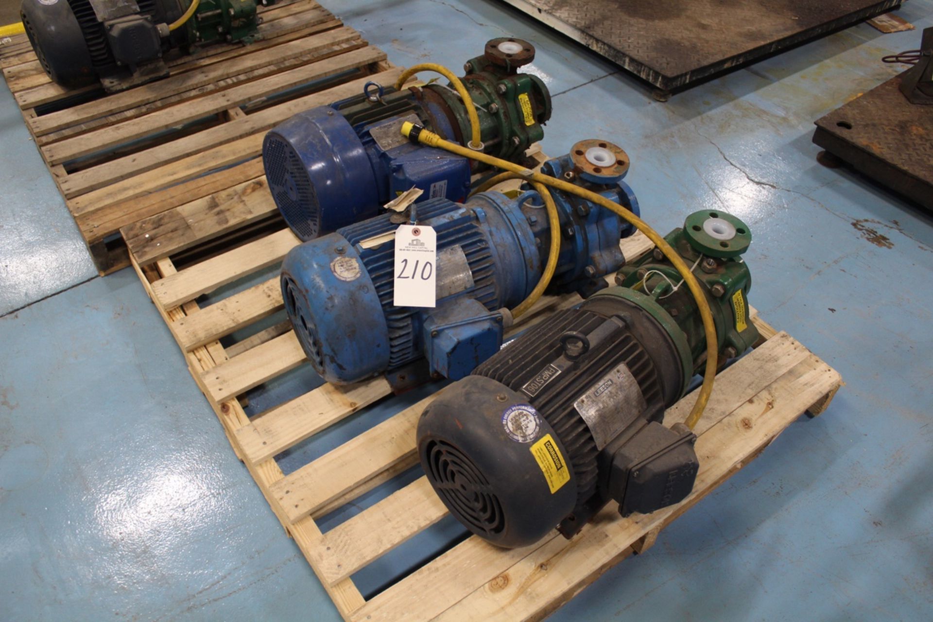 Lot of (3) Ansimag 7 1/2 HP Transfer Pumps | Rig Fee $100