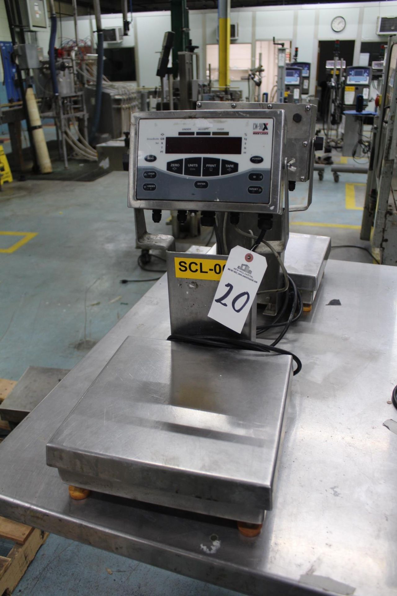 Rice Lake Bench Top Scale, M# CW90X, S/N 1606000047 | Rig Fee $25