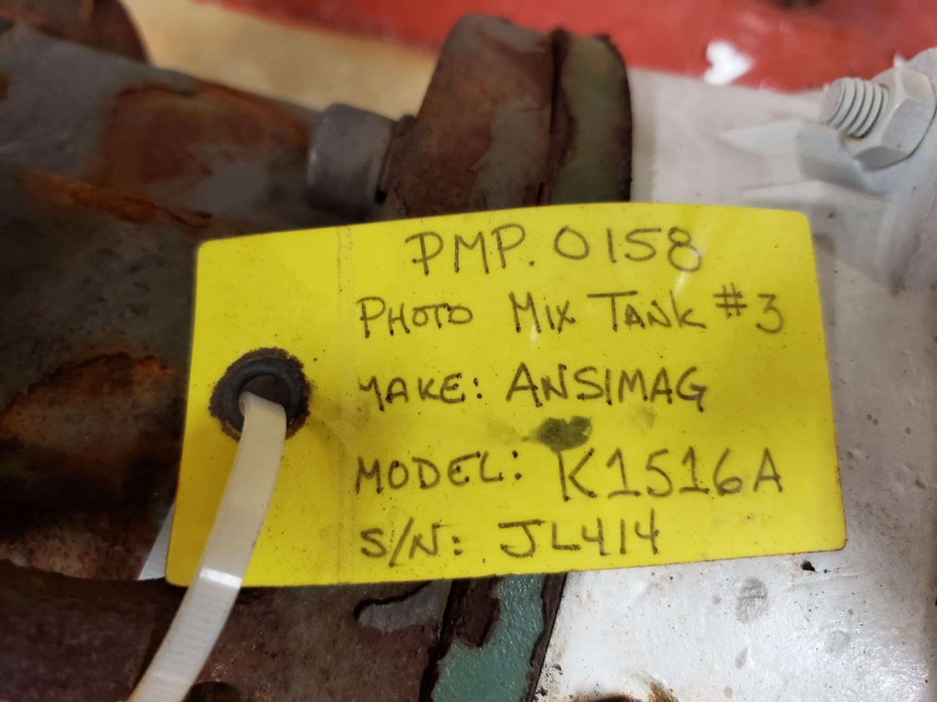 Ansimag 7 1/2 HP Transfer Pump, W/ Valves & Fittings, (Ref. PMP 0158) | Rig Fee $125 - Image 3 of 4