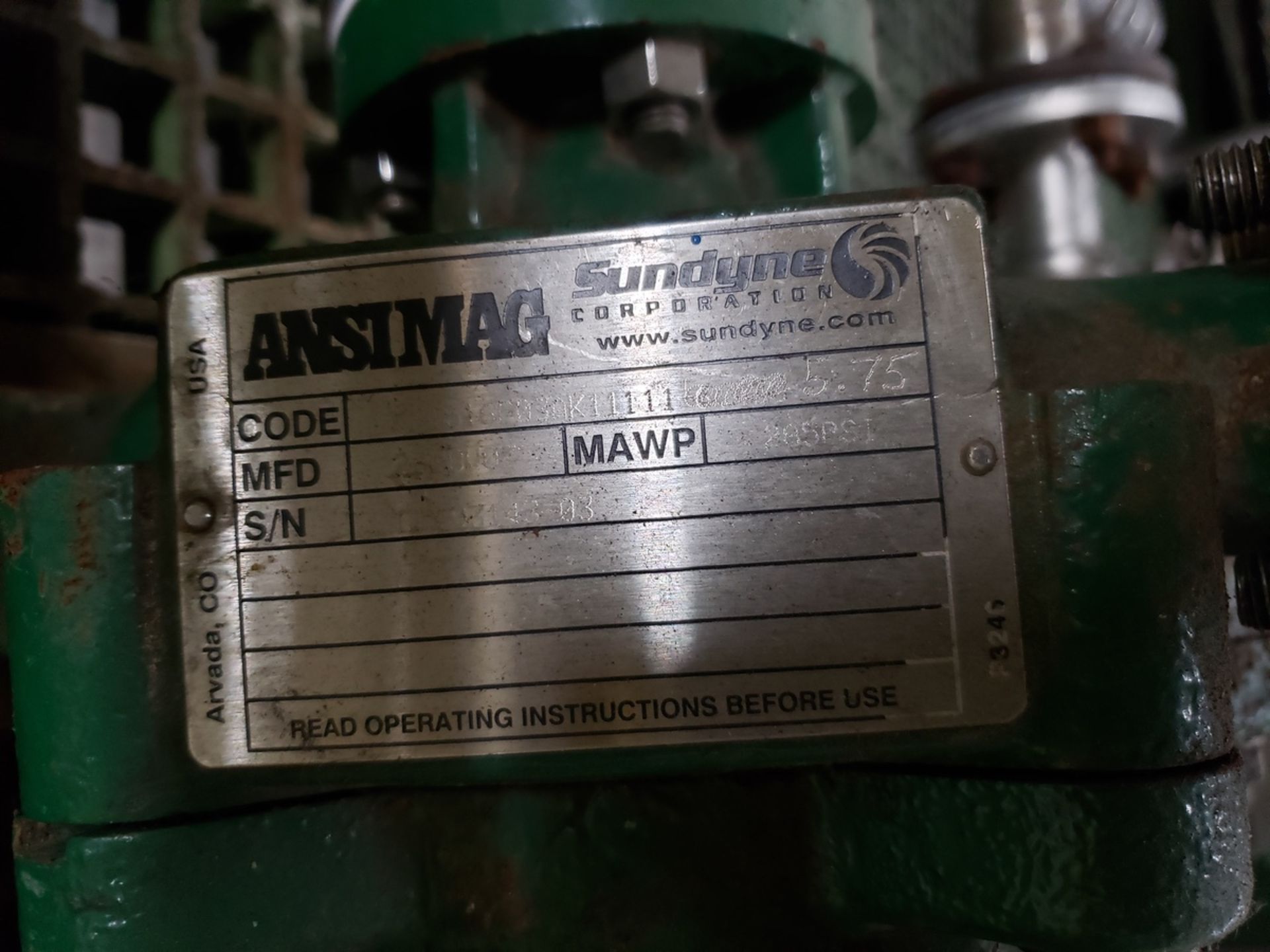 7 1/2 HP Ansimag Transfer Pump, (Ref. PMP 13) | Rig Fee $100 - Image 3 of 4